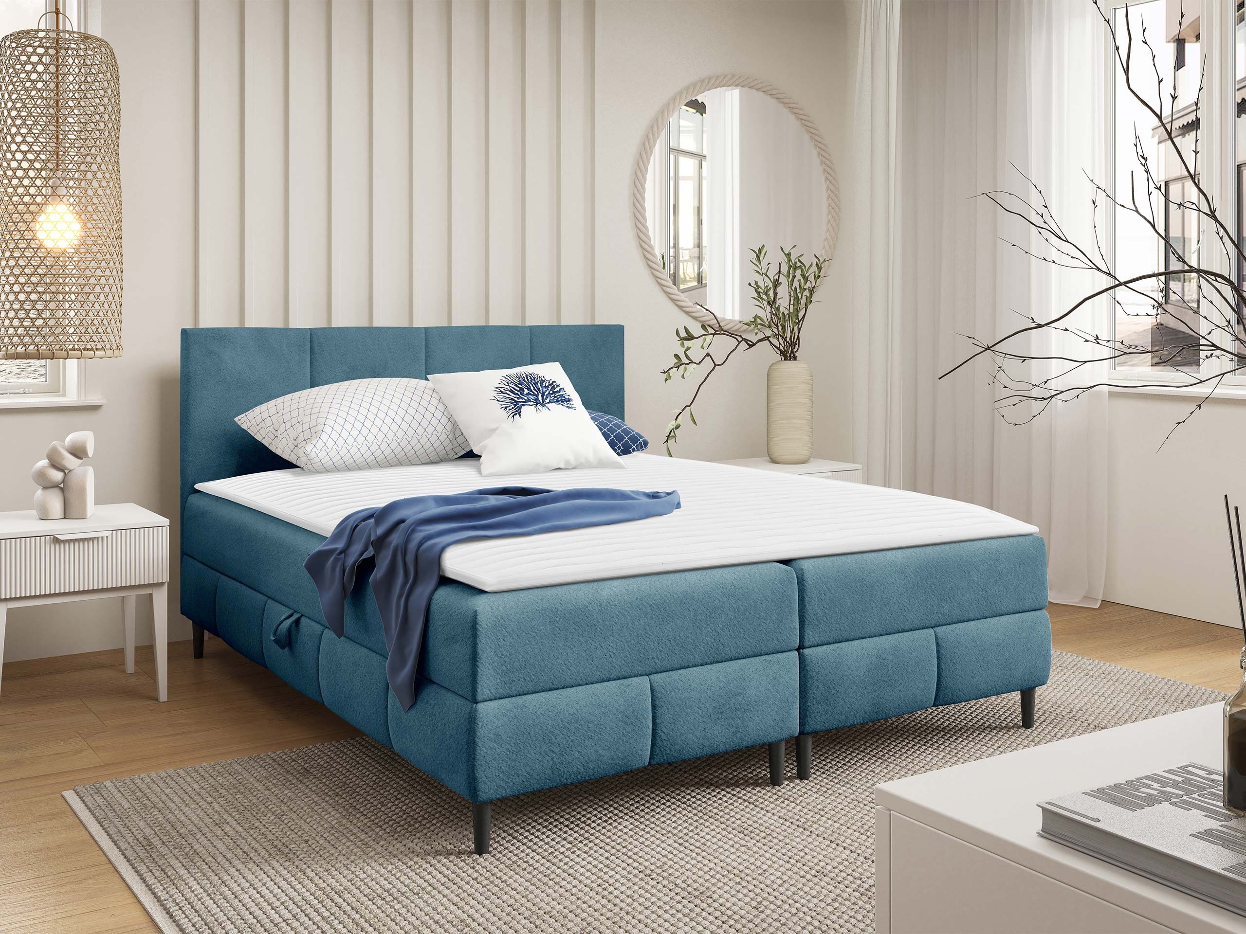 Boxspring krevet Baltimore 201 (Coral 10)