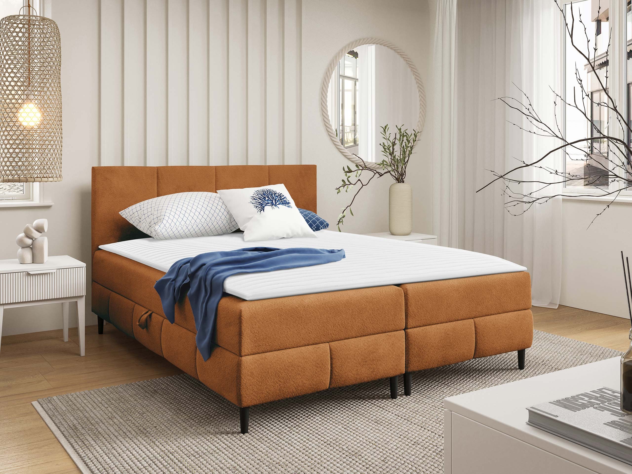 Boxspring krevet Baltimore 201 (Coral 35)