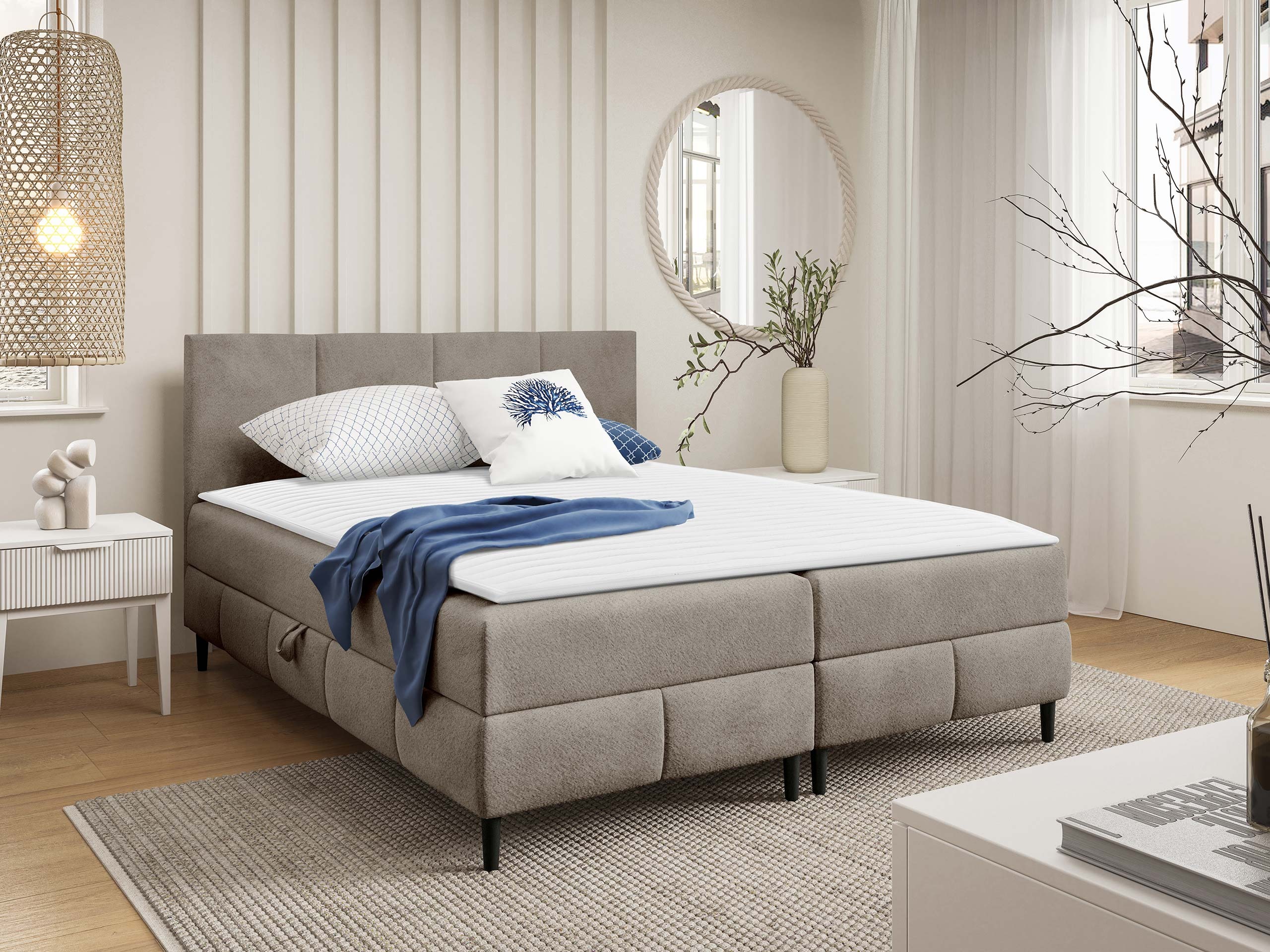 Boxspring krevet Baltimore 201 (Coral 50)