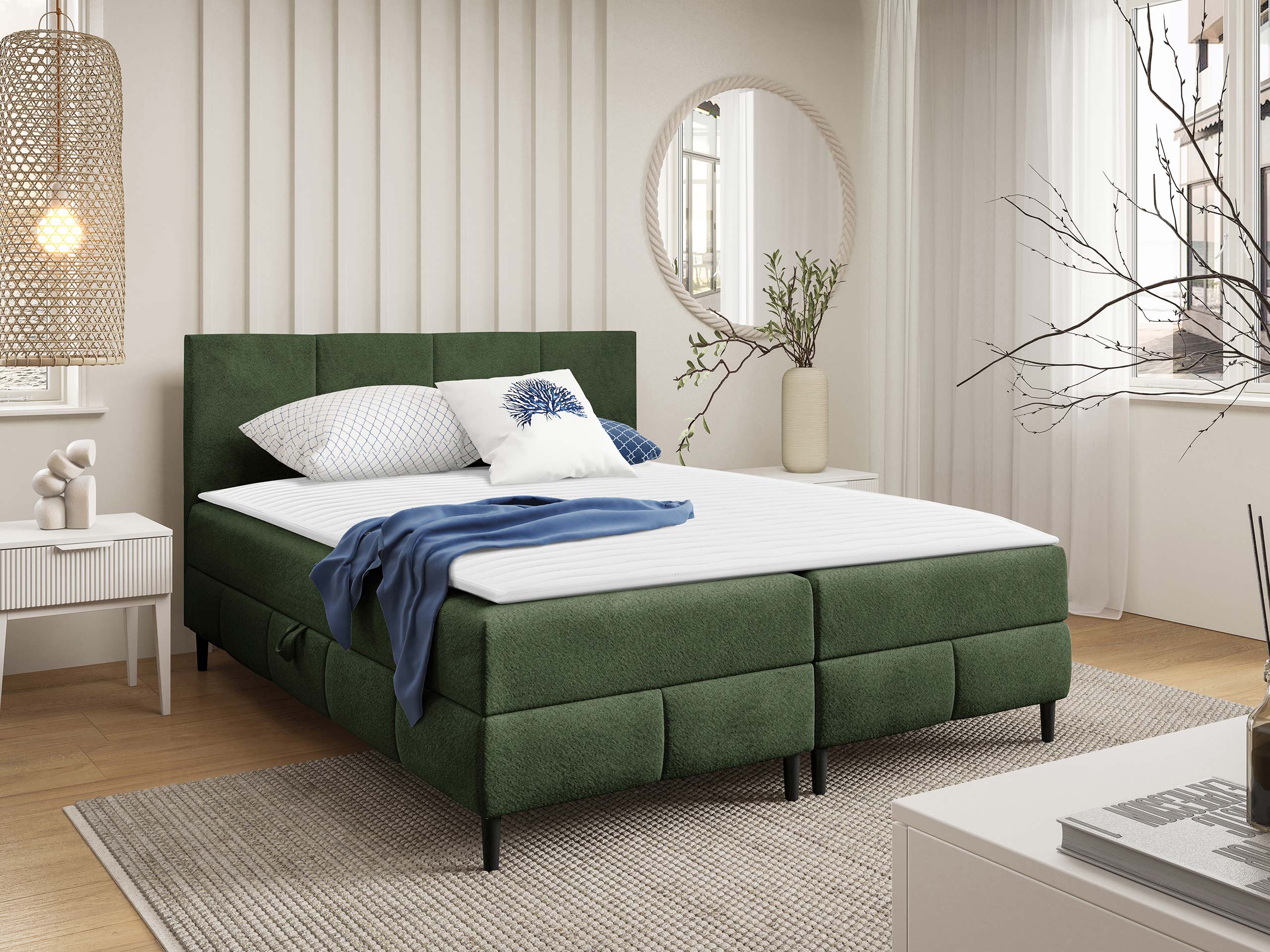 Boxspring krevet Rivus I (Coral 20)