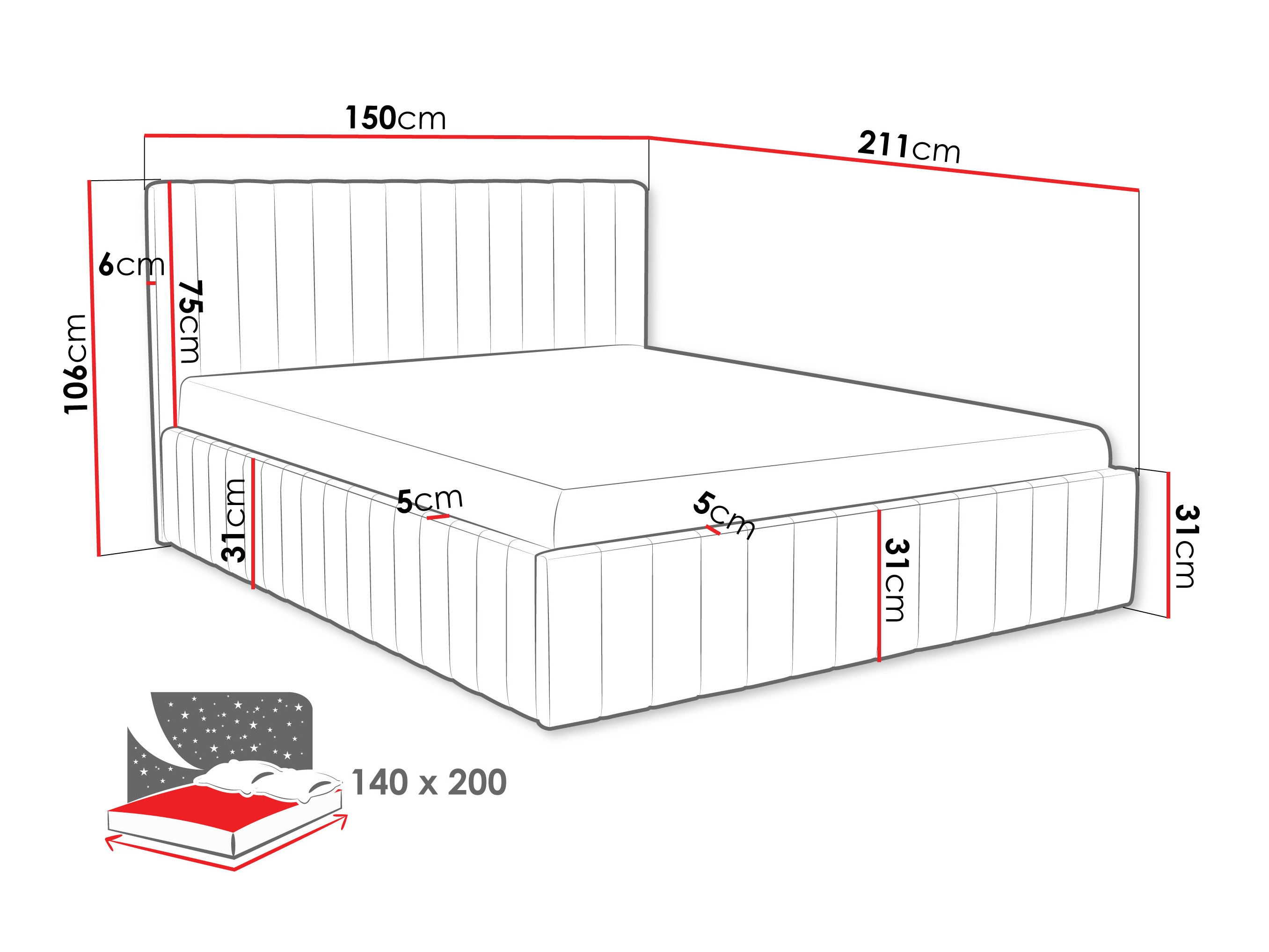 Krevet Baltimore 202 (Fresh 11)