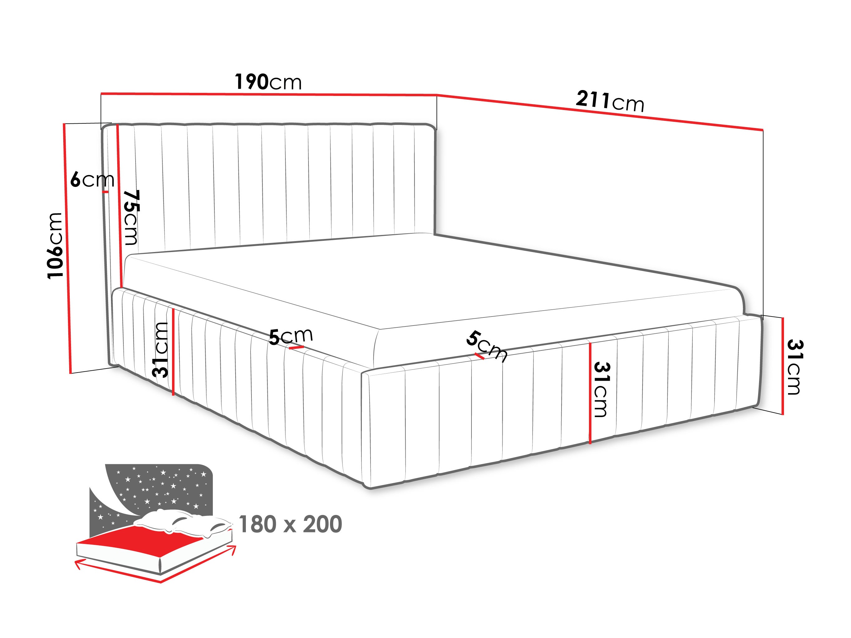 Krevet Baltimore 202 (Fresh 33)