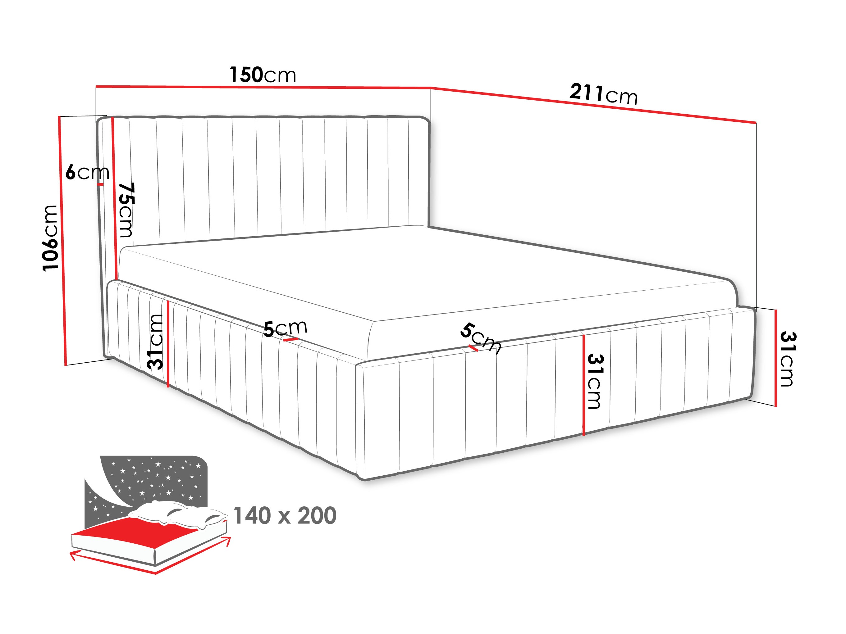 Krevet Baltimore 202 (Fresh 8)