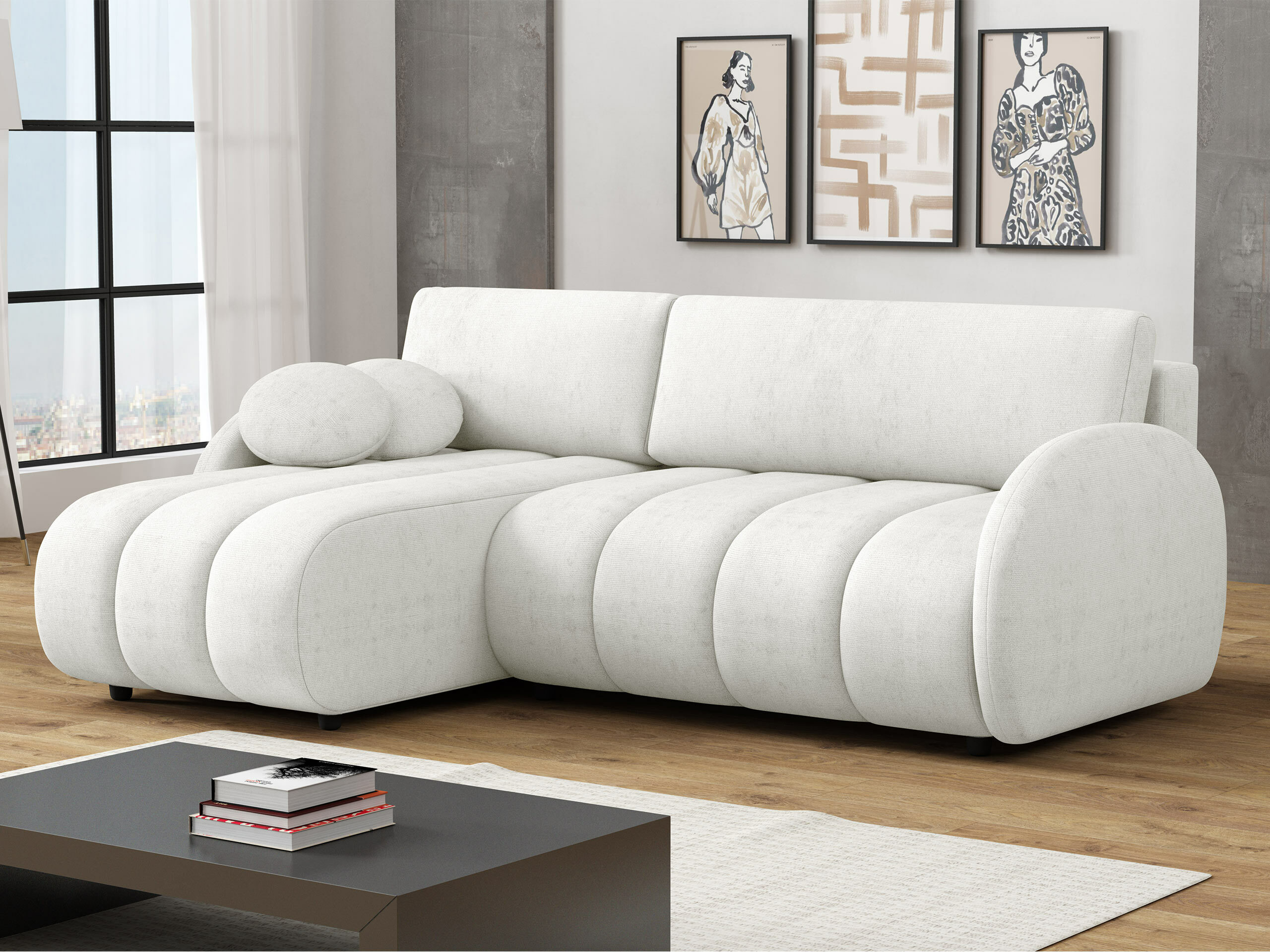 Ugaona sofa Columbus 247 (Sereno 681)