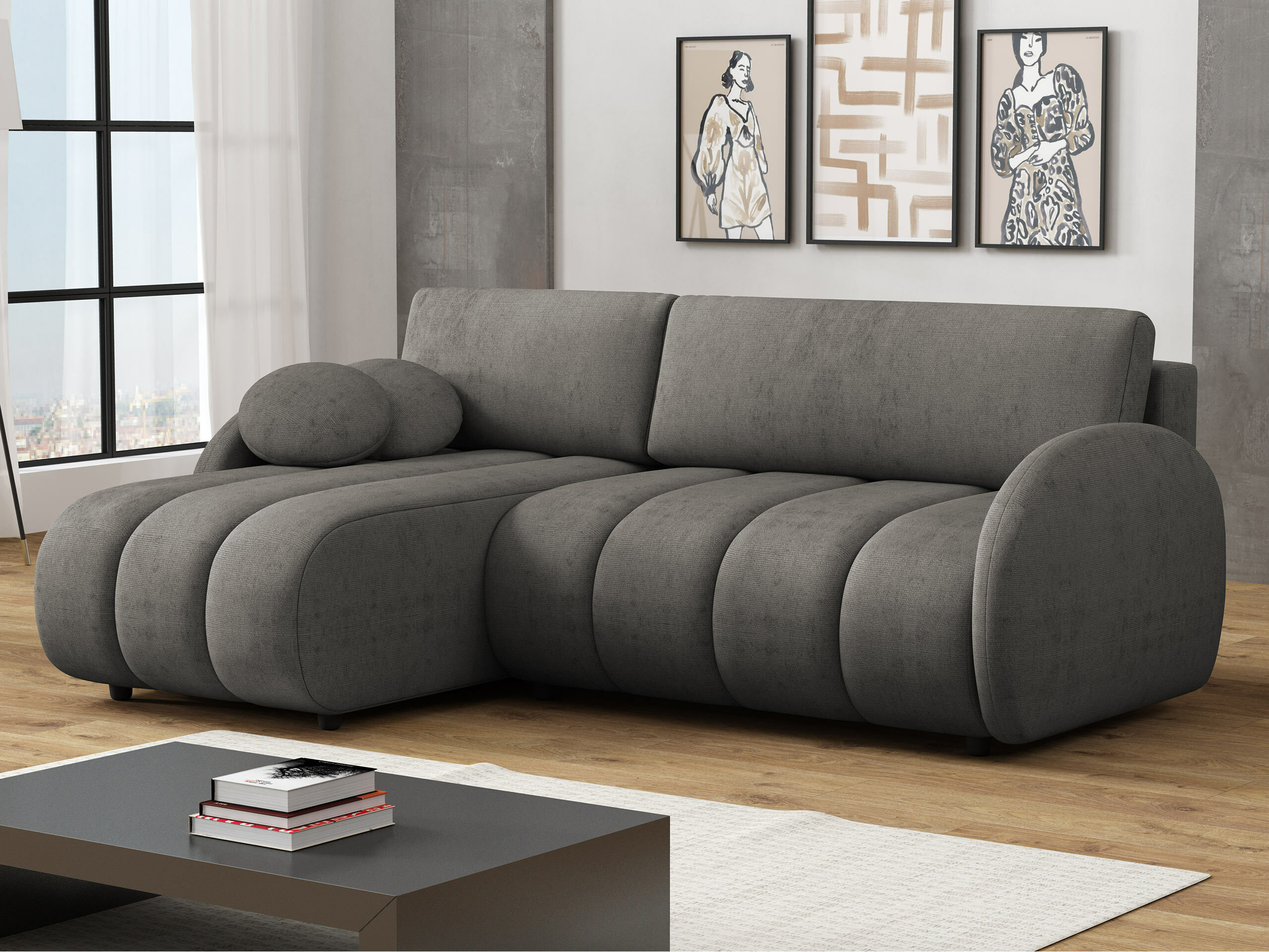 Ugaona sofa Columbus 247 (Sereno 686)