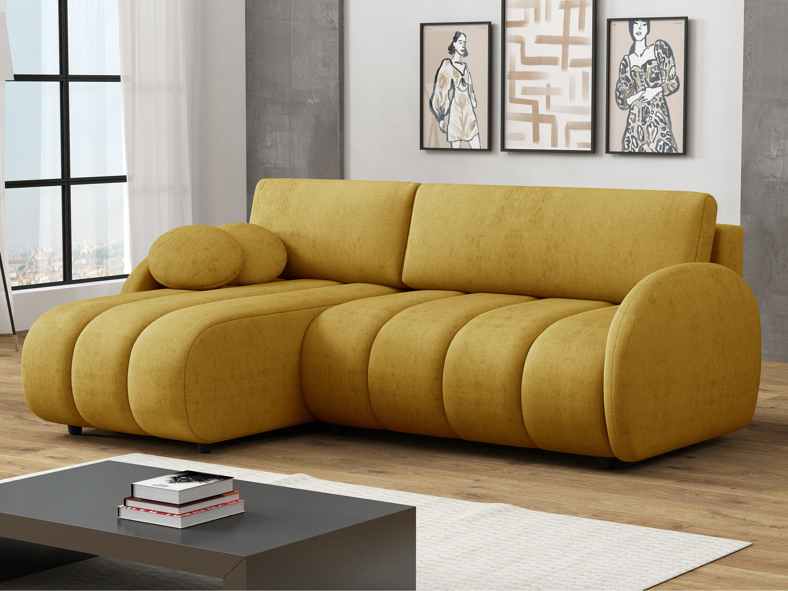 Ugaona sofa Columbus 247 (Sereno 689)