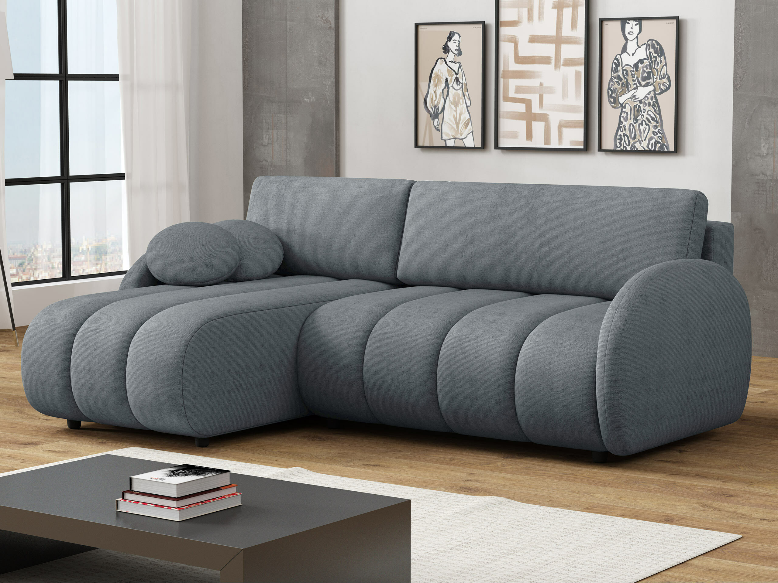 Ugaona sofa Columbus 247 (Sereno 695)