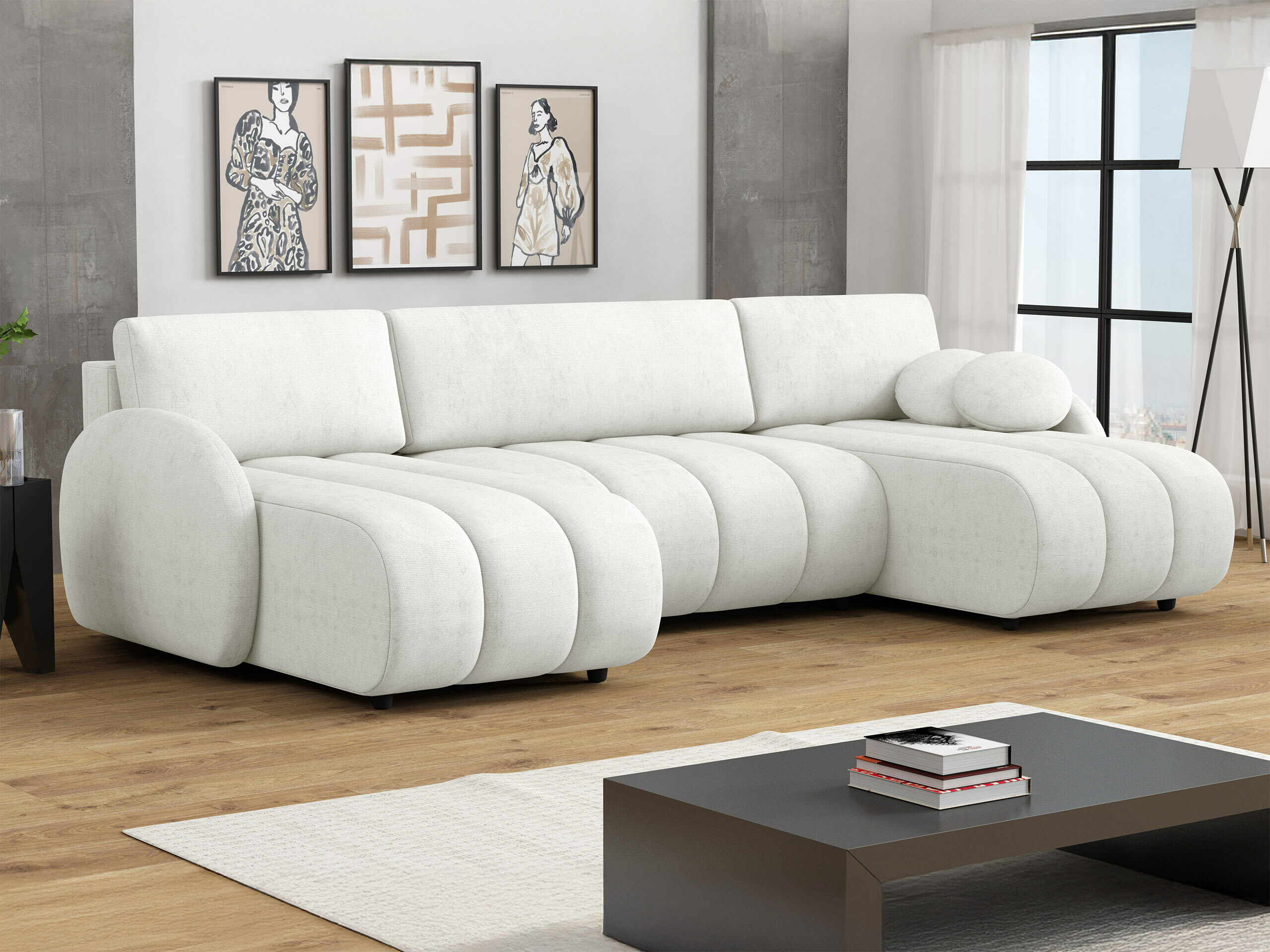 Ugaona sofa Columbus 248 (Sereno 681)