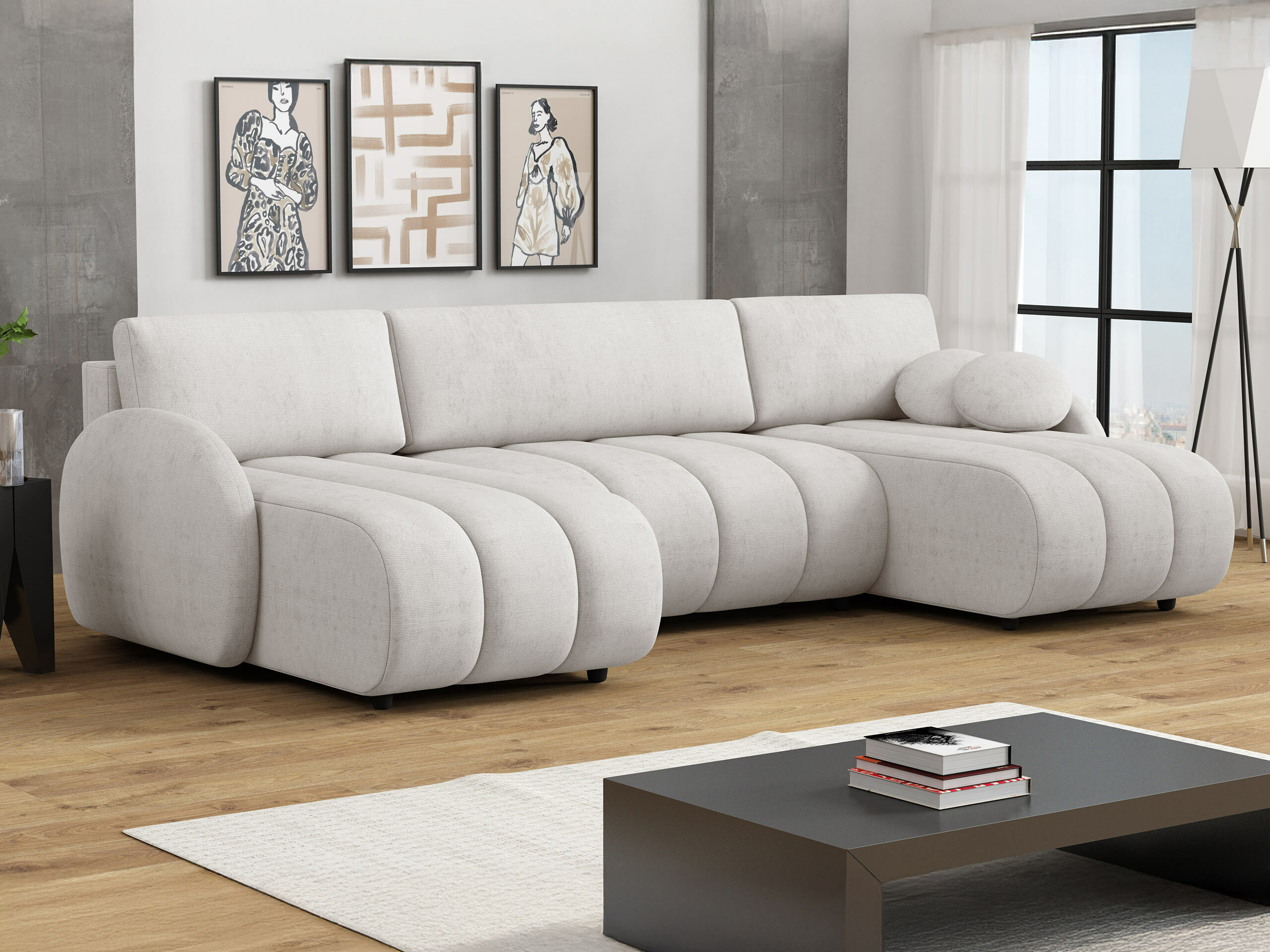 Ugaona sofa Columbus 248 (Sereno 682)