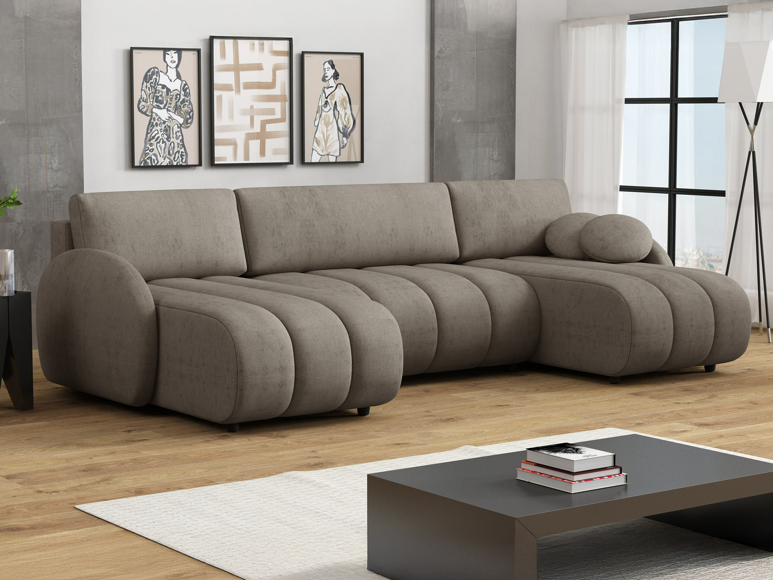 Ugaona sofa Columbus 248 (Sereno 684)