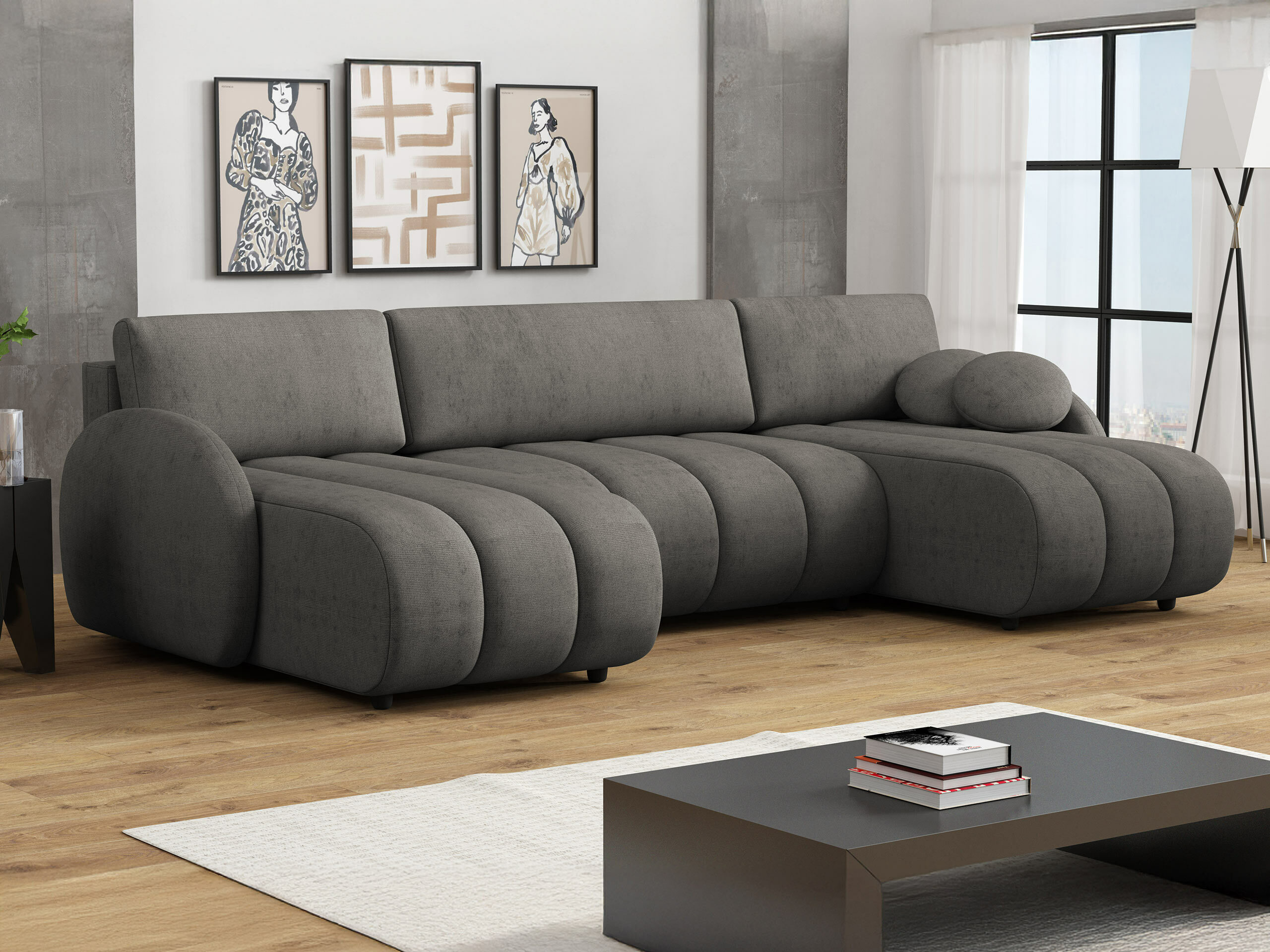 Ugaona sofa Columbus 248 (Sereno 686)