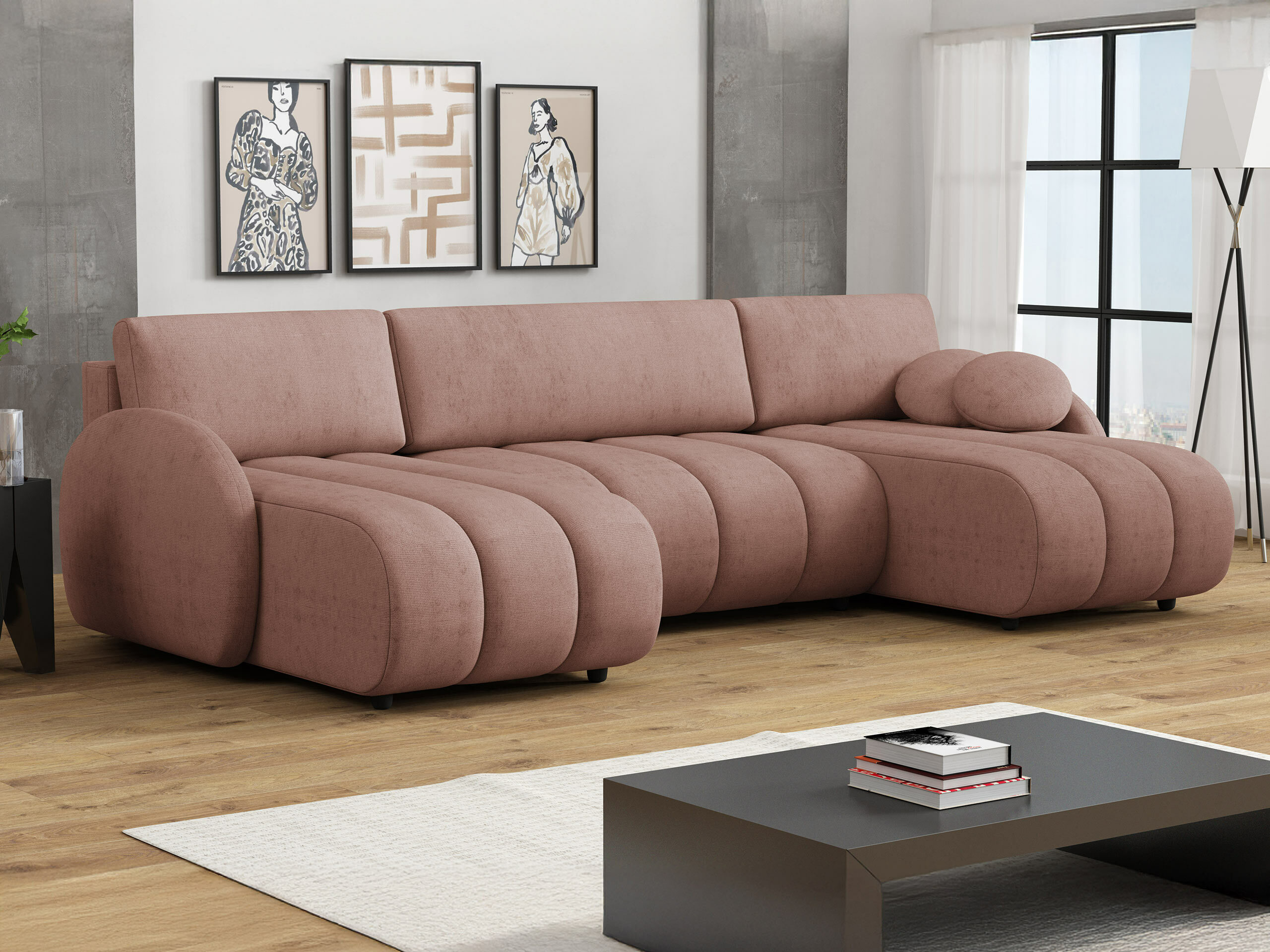 Ugaona sofa Columbus 248 (Sereno 687)