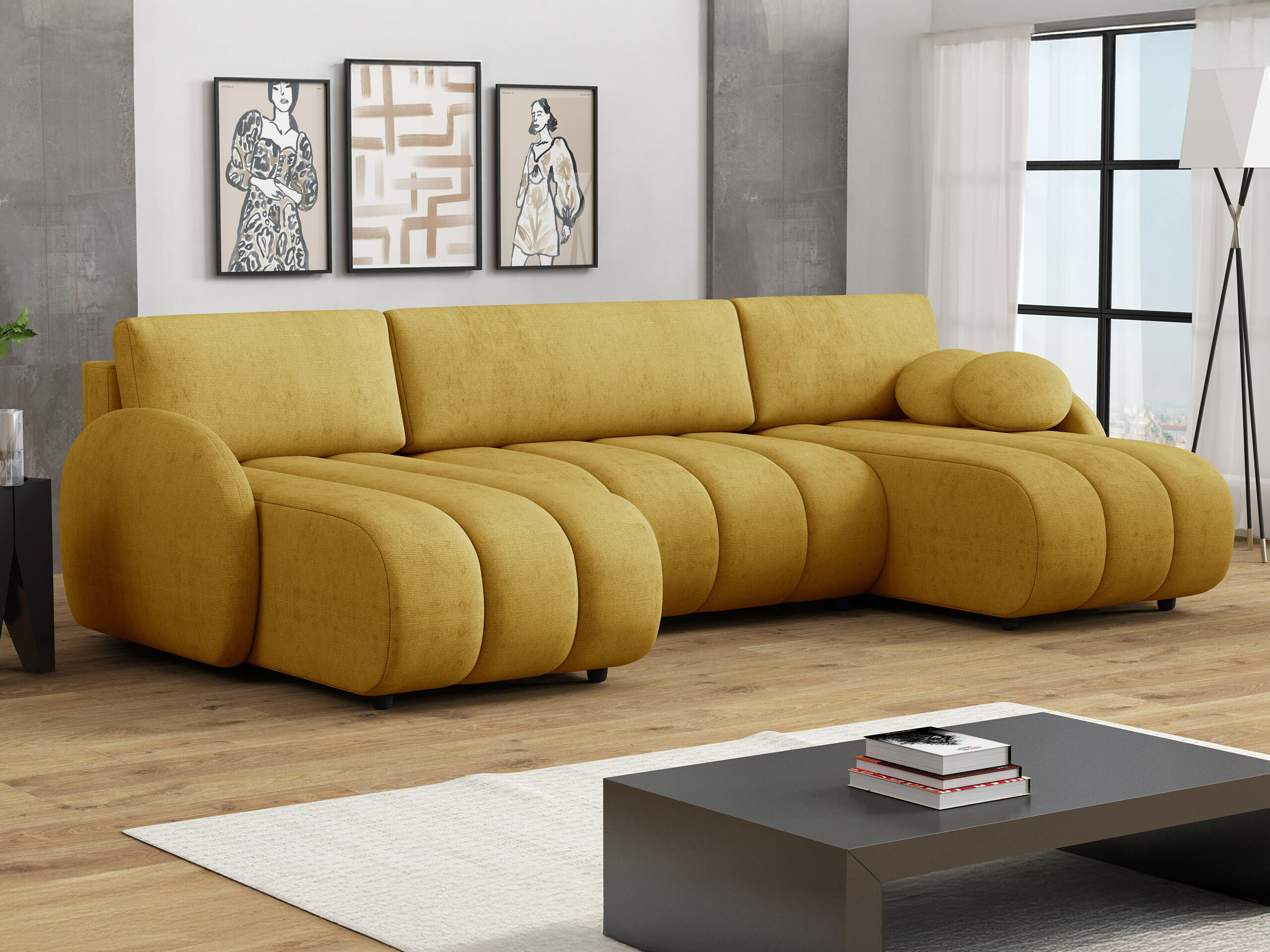 Ugaona sofa Columbus 248 (Sereno 689)