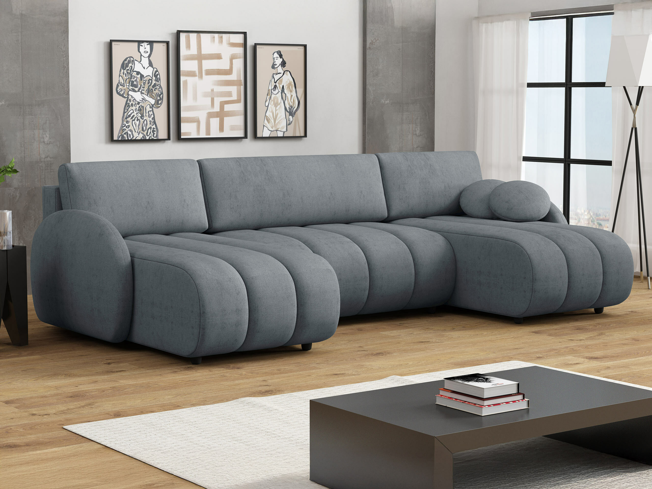 Ugaona sofa Columbus 248 (Sereno 695)