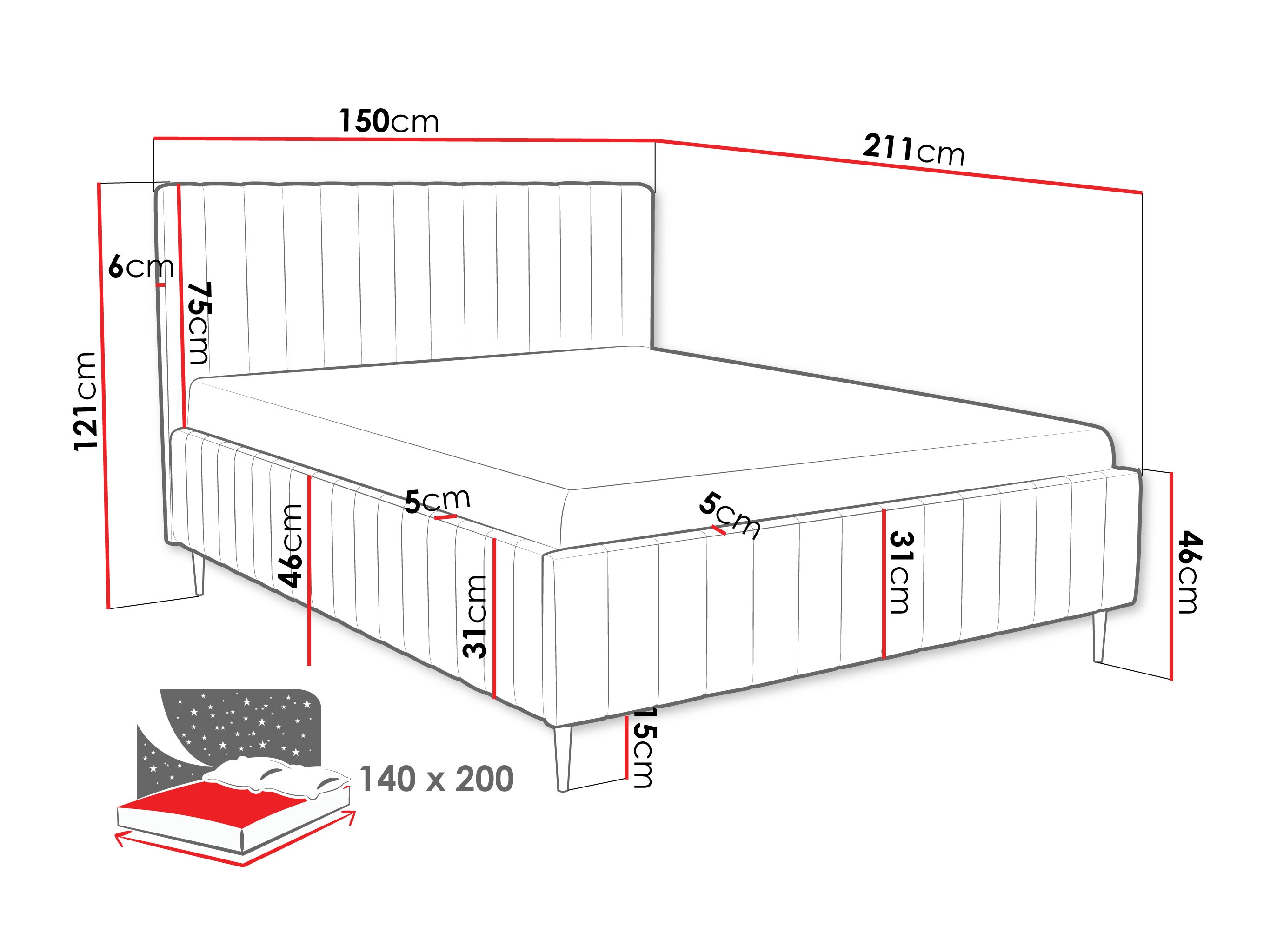 Krevet Baltimore 203 (Fresh 1)