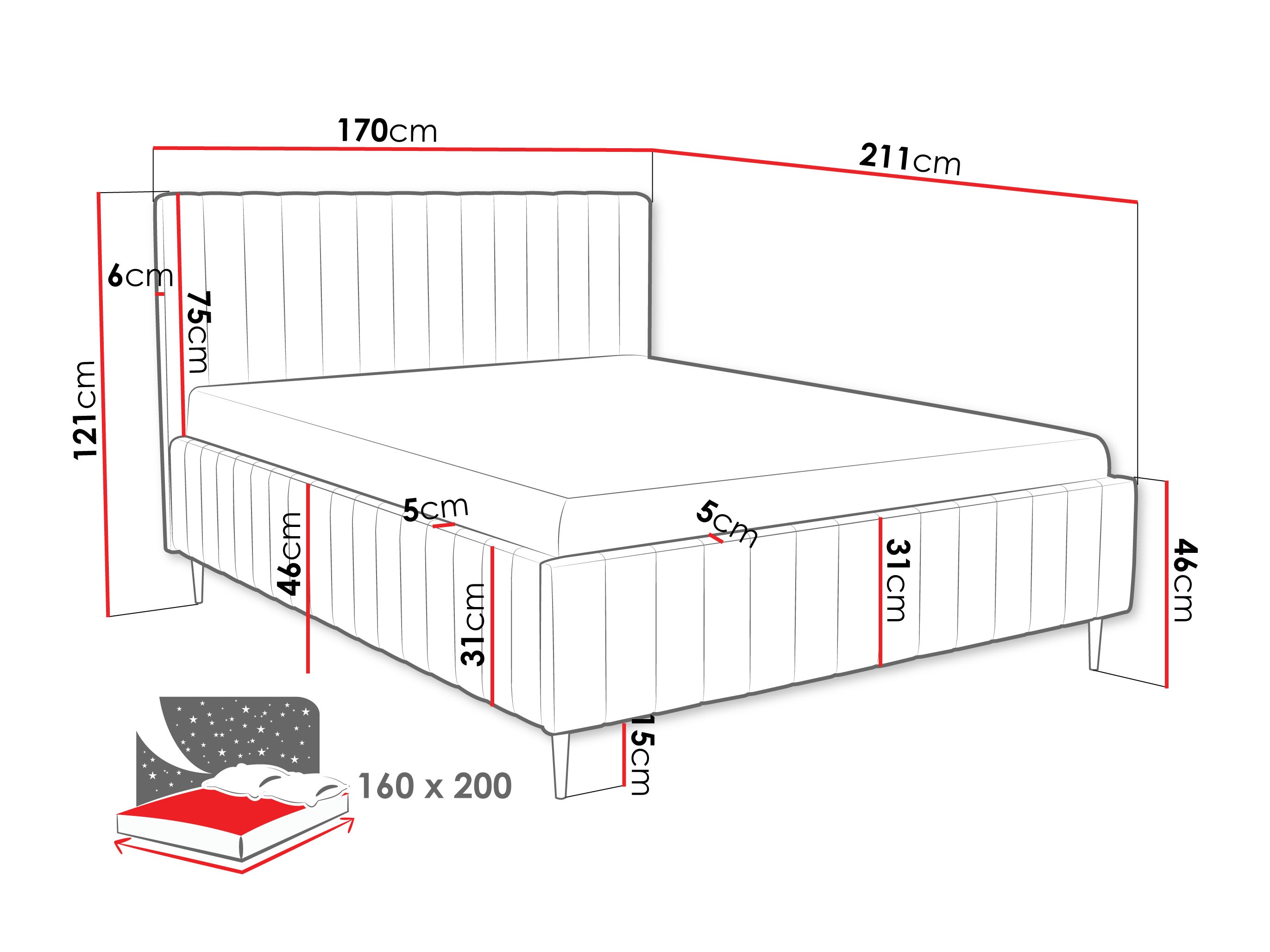 Krevet Baltimore 203 (Fresh 33)
