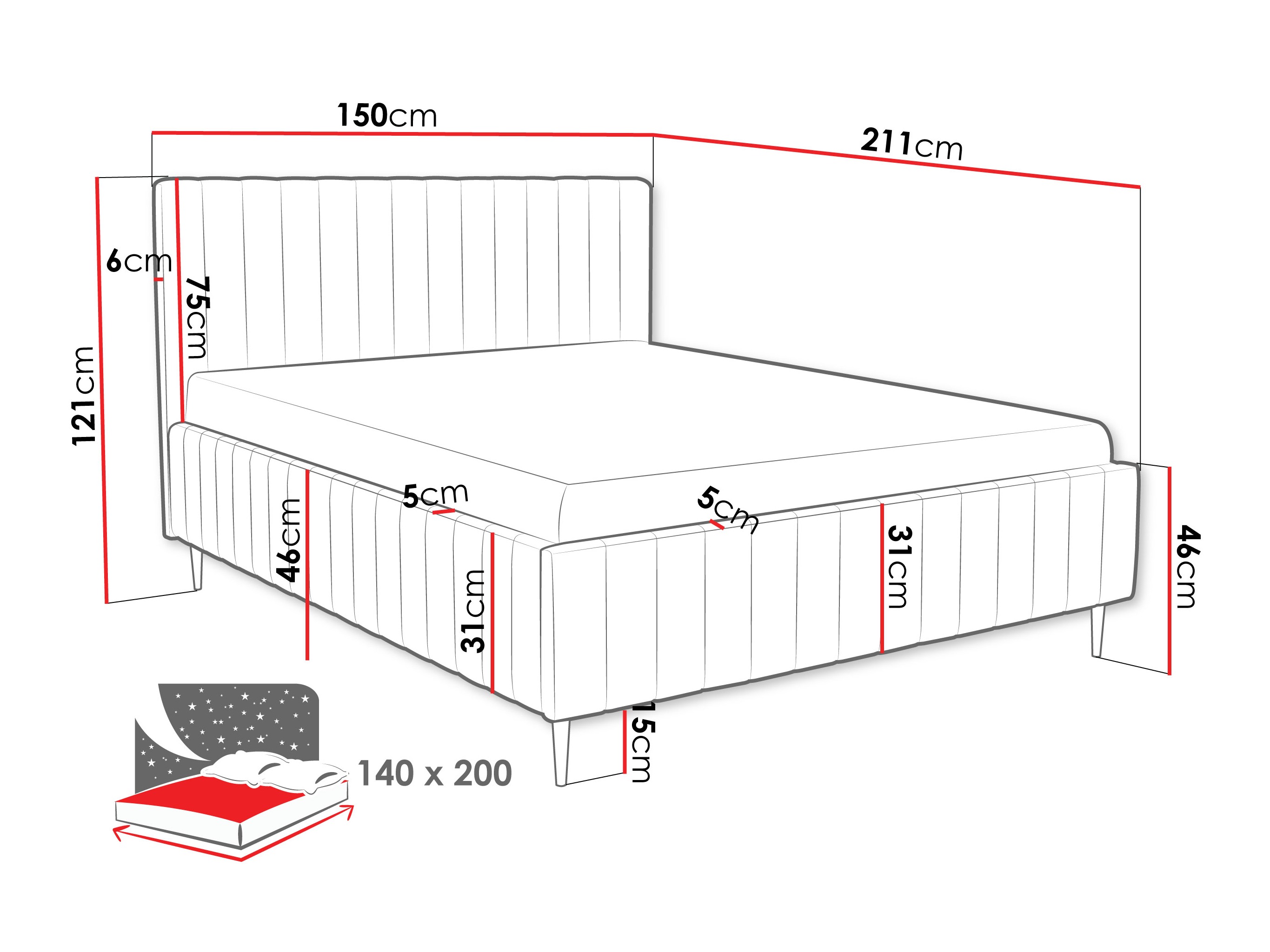 Krevet Baltimore 203 (Fresh 4)