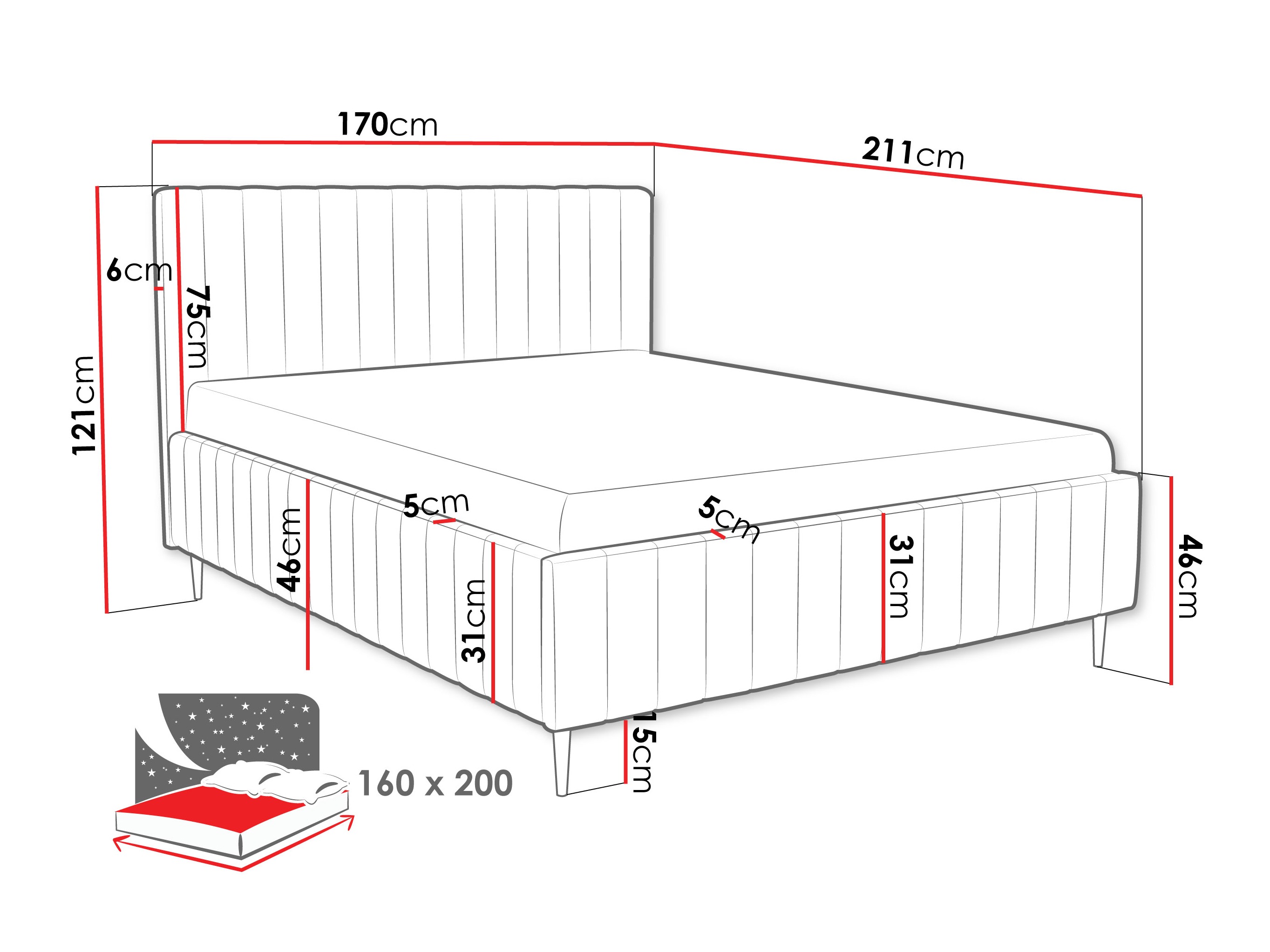 Krevet Baltimore 203 (Fresh 4)