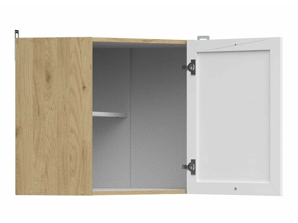 Modularni zidni ugaoni ormar Classic White Oak 101