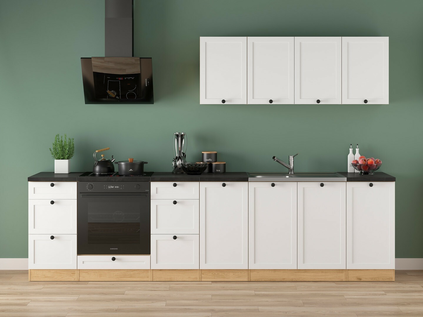 Modularni kuhinjski set Classic White Oak 123