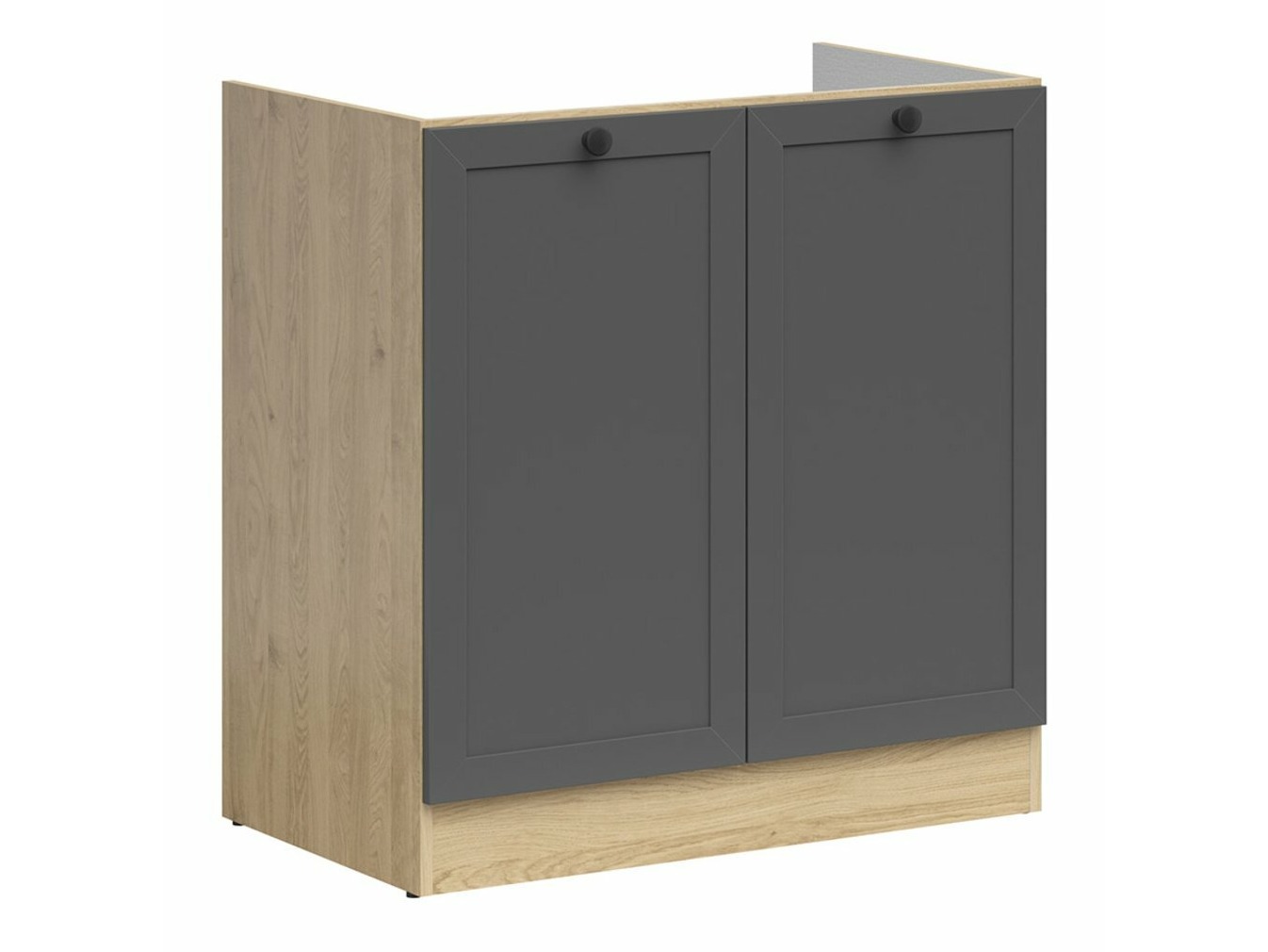 Modularni ormarić za sudoperu sa vratima Classic Grey Oak 101