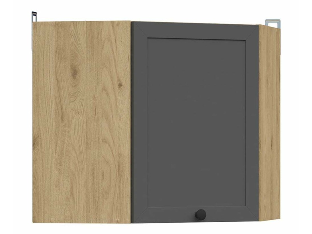 Modularni zidni ugaoni ormar Classic Grey Oak 104