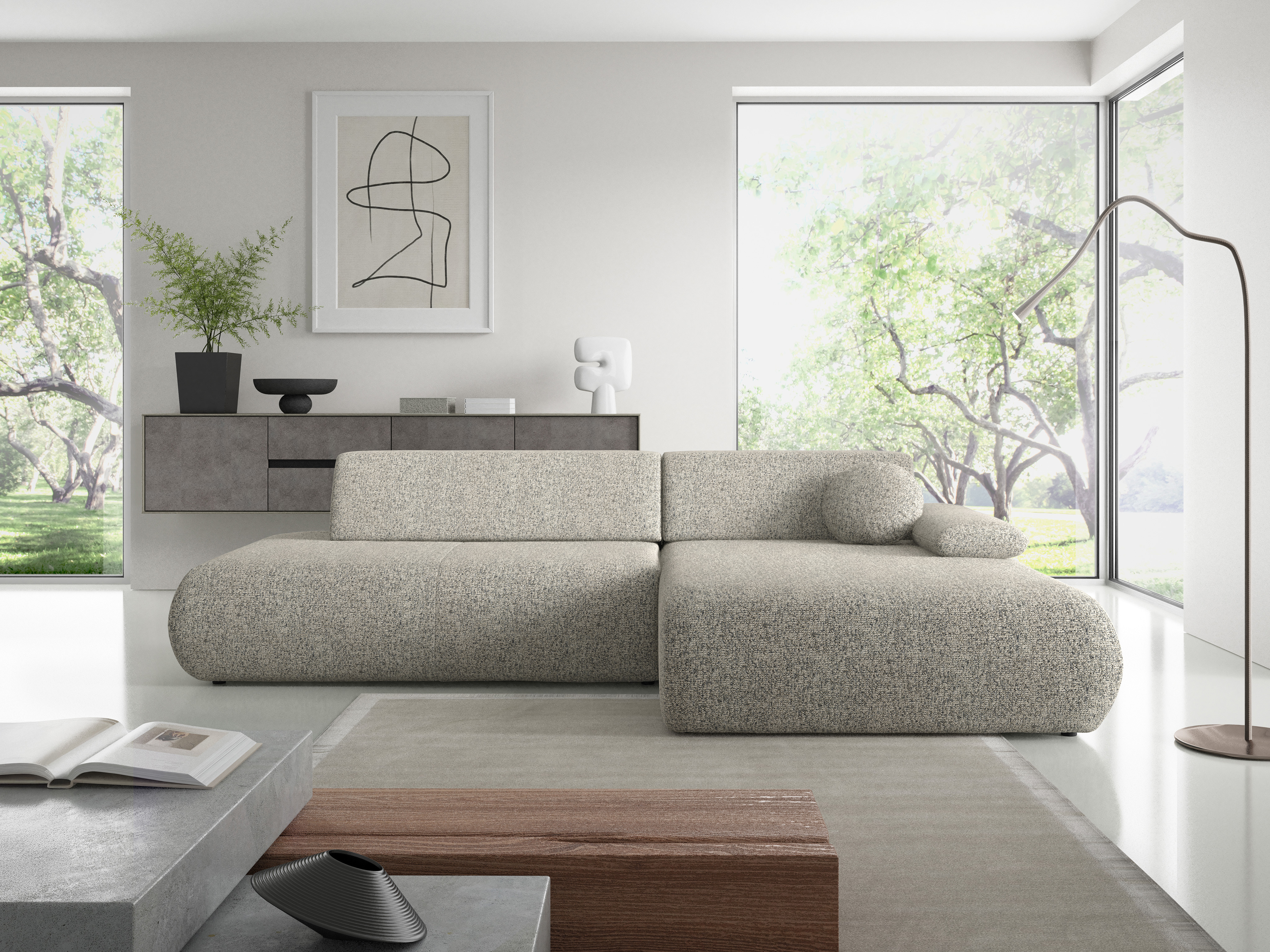 Ugaona sofa Kingston 183 (Puenete 11)