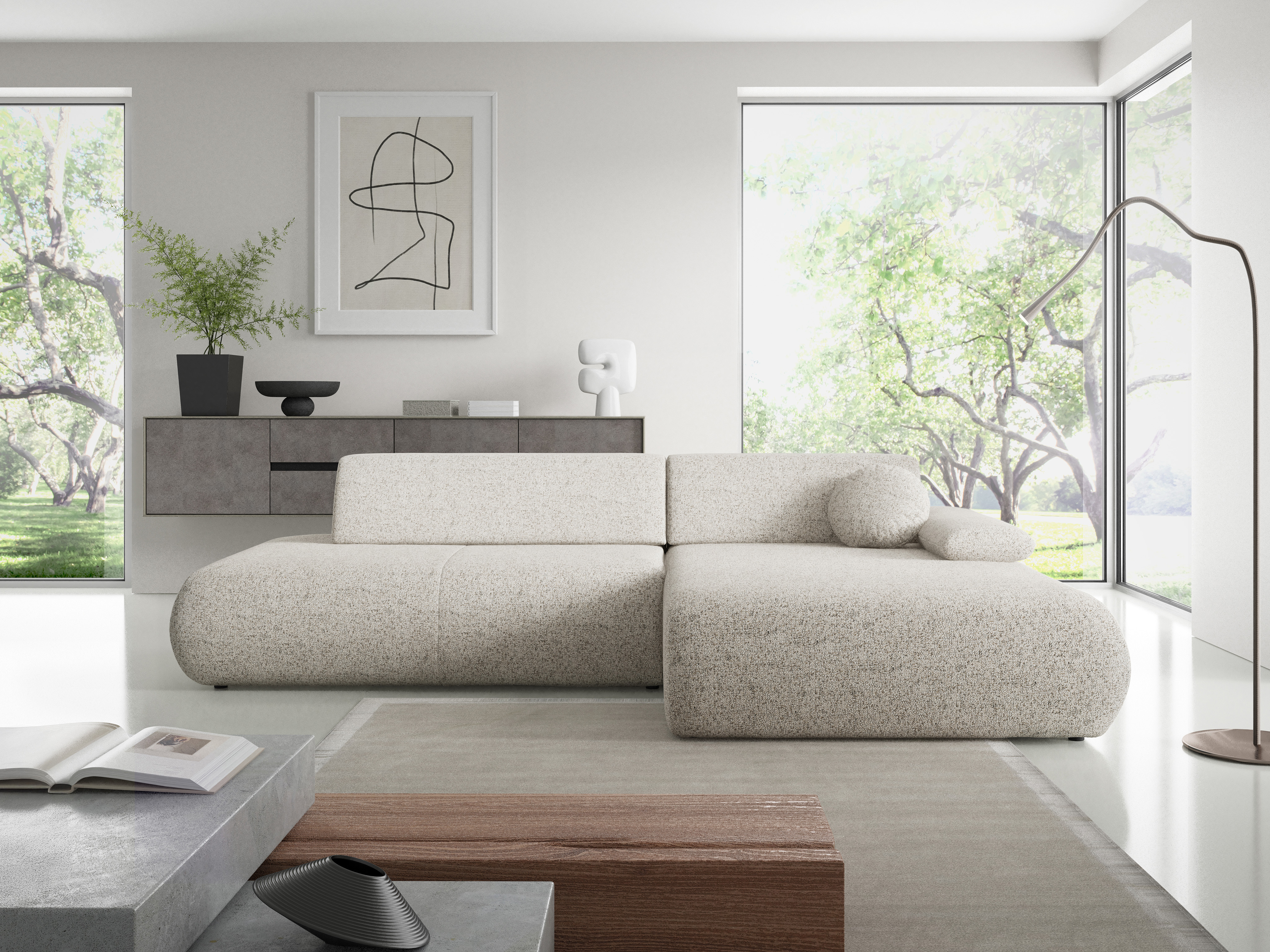 Ugaona sofa Kingston 183 (Puente 06)