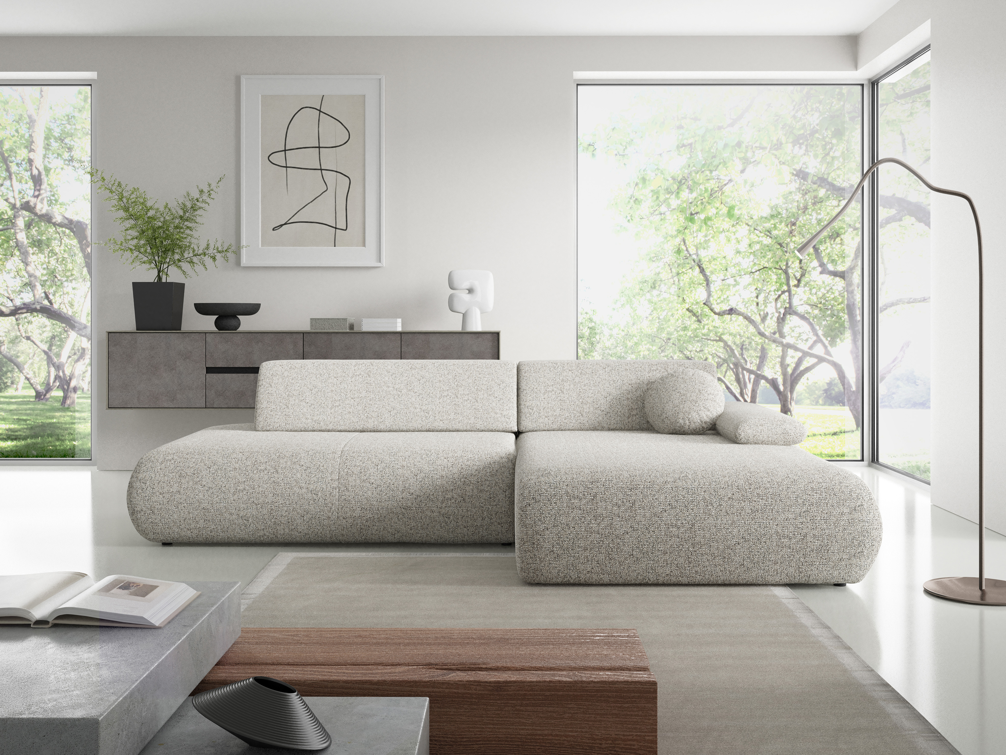 Ugaona sofa Kingston 183 (Puente 09)