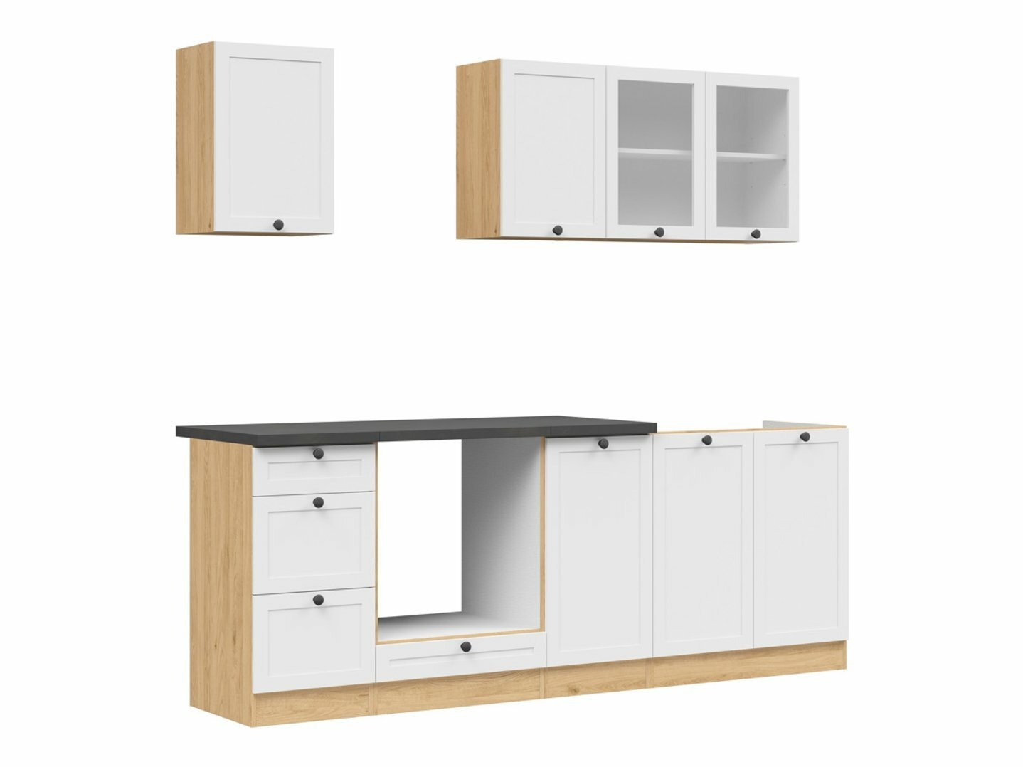 Modularni kuhinjski set Classic White Oak 121