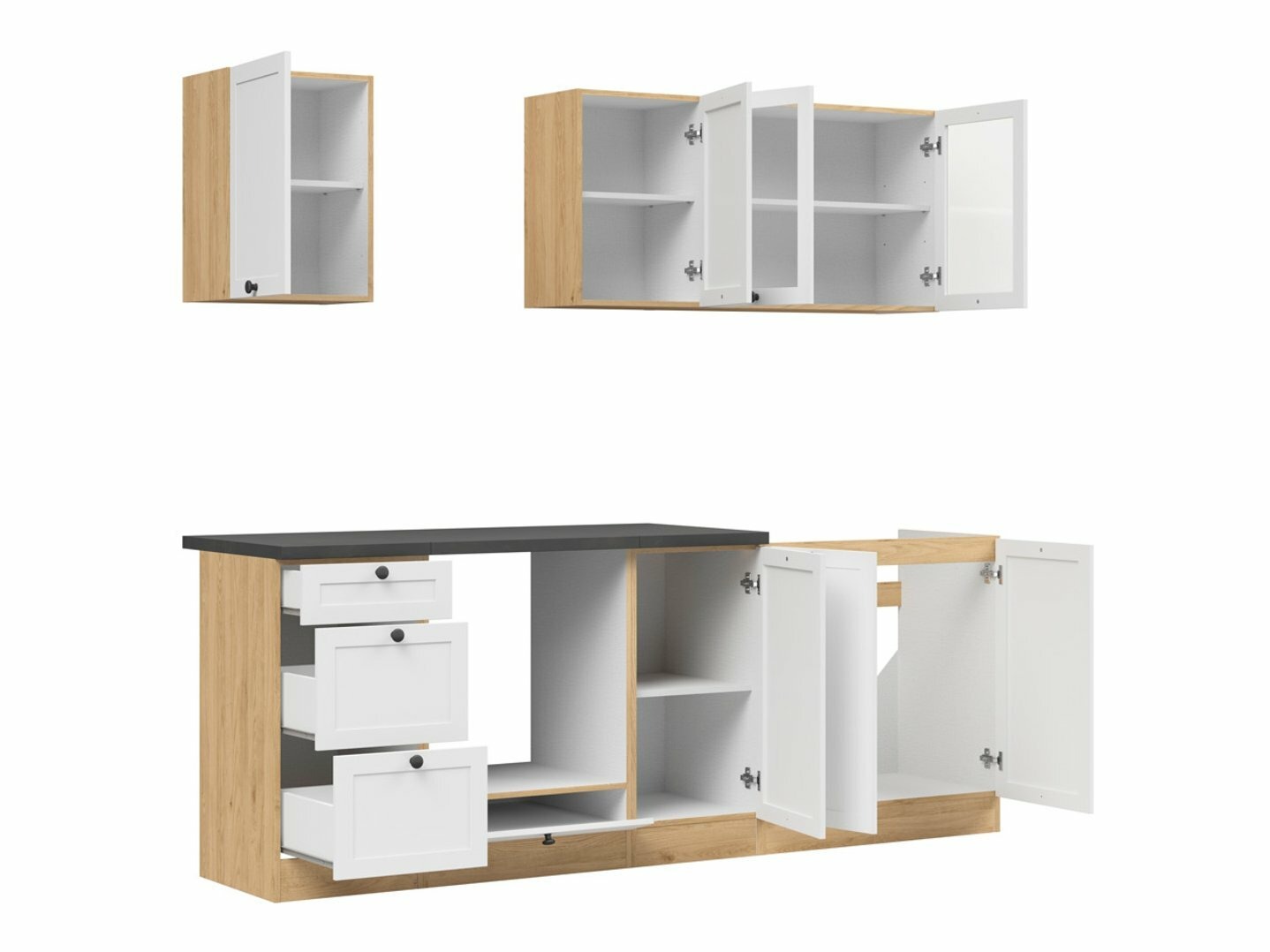 Modularni kuhinjski set Classic White Oak 121