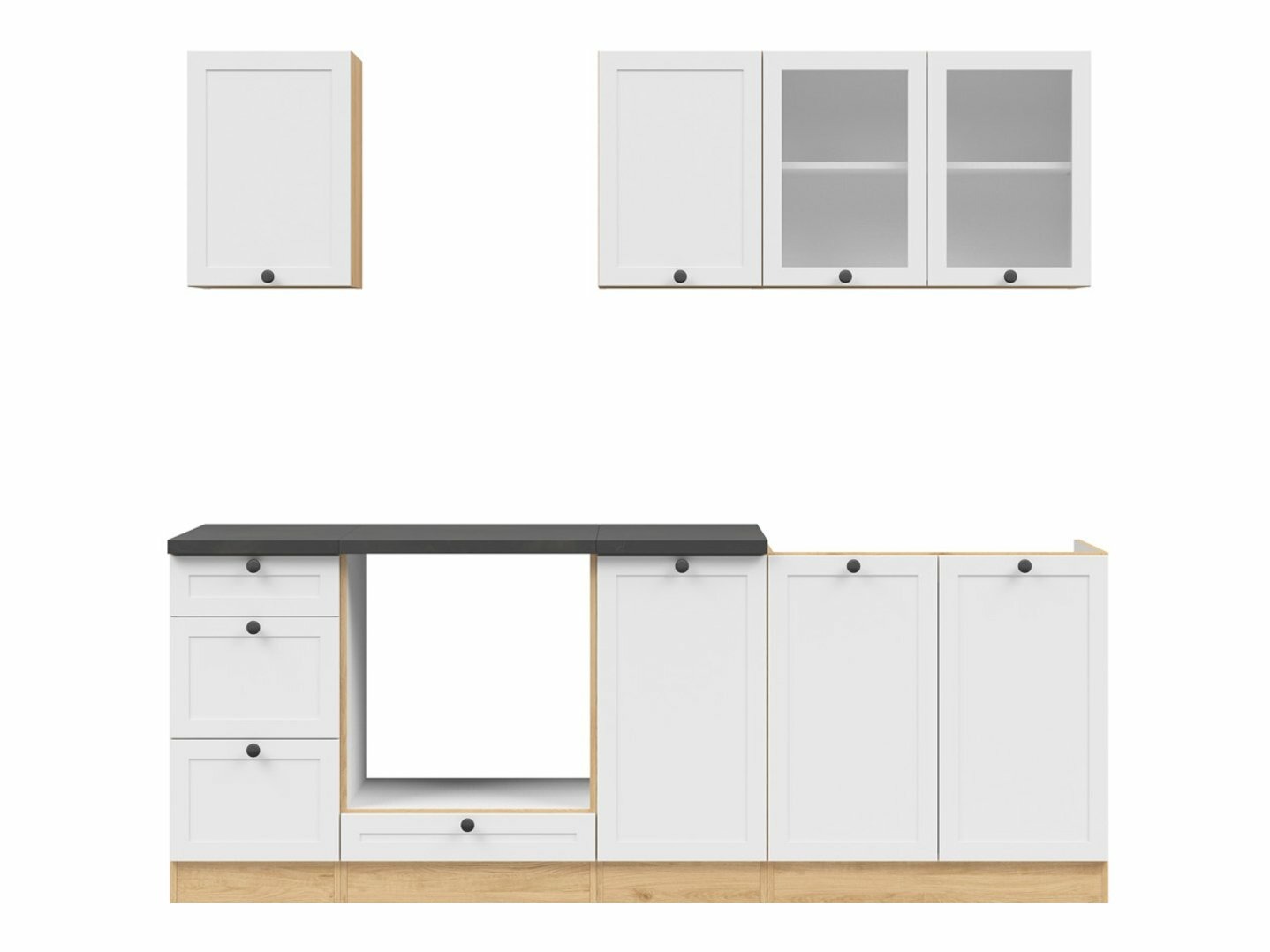 Modularni kuhinjski set Classic White Oak 121