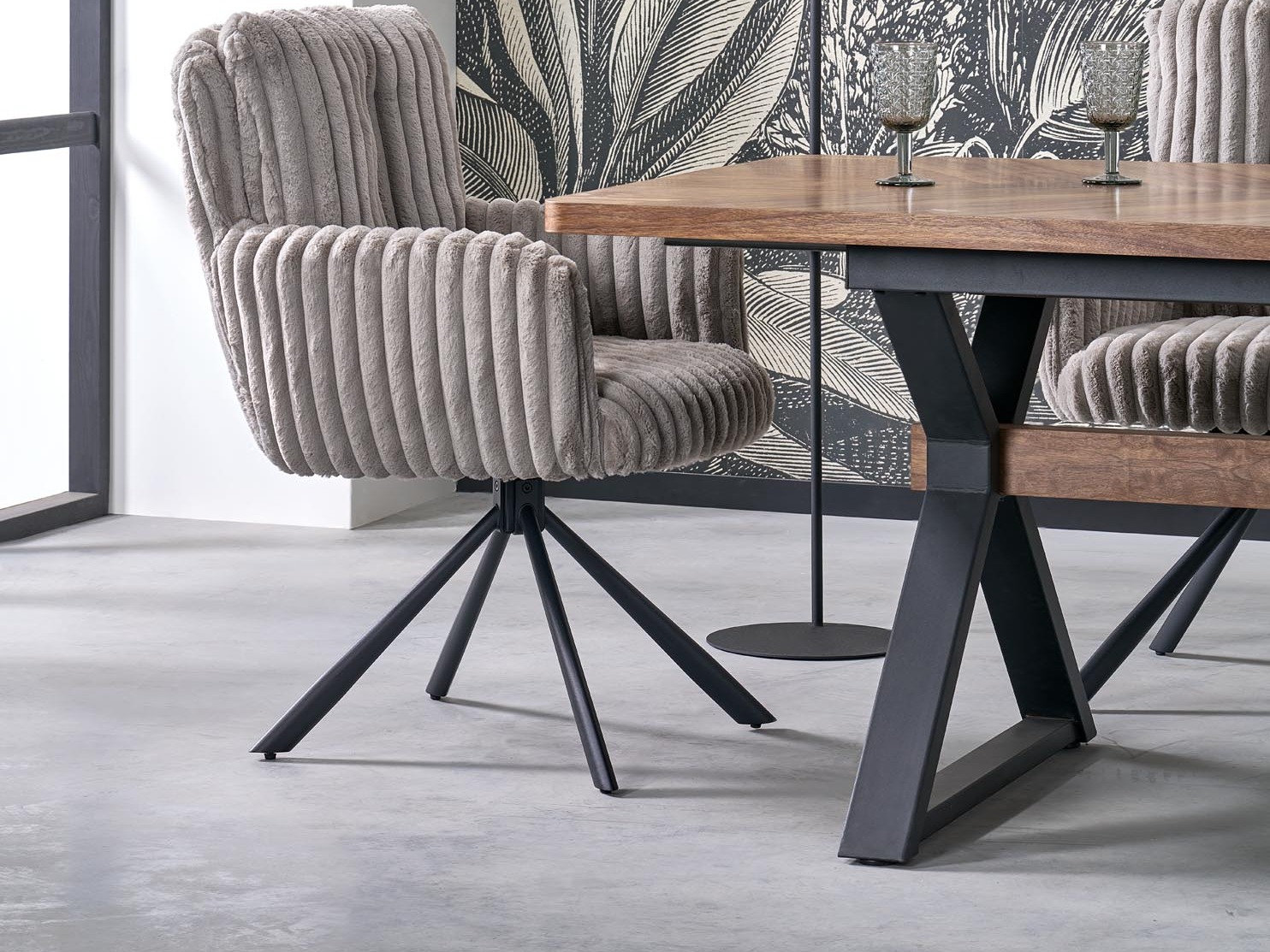 Stolica Houston 2015 (Sivo + Crno)