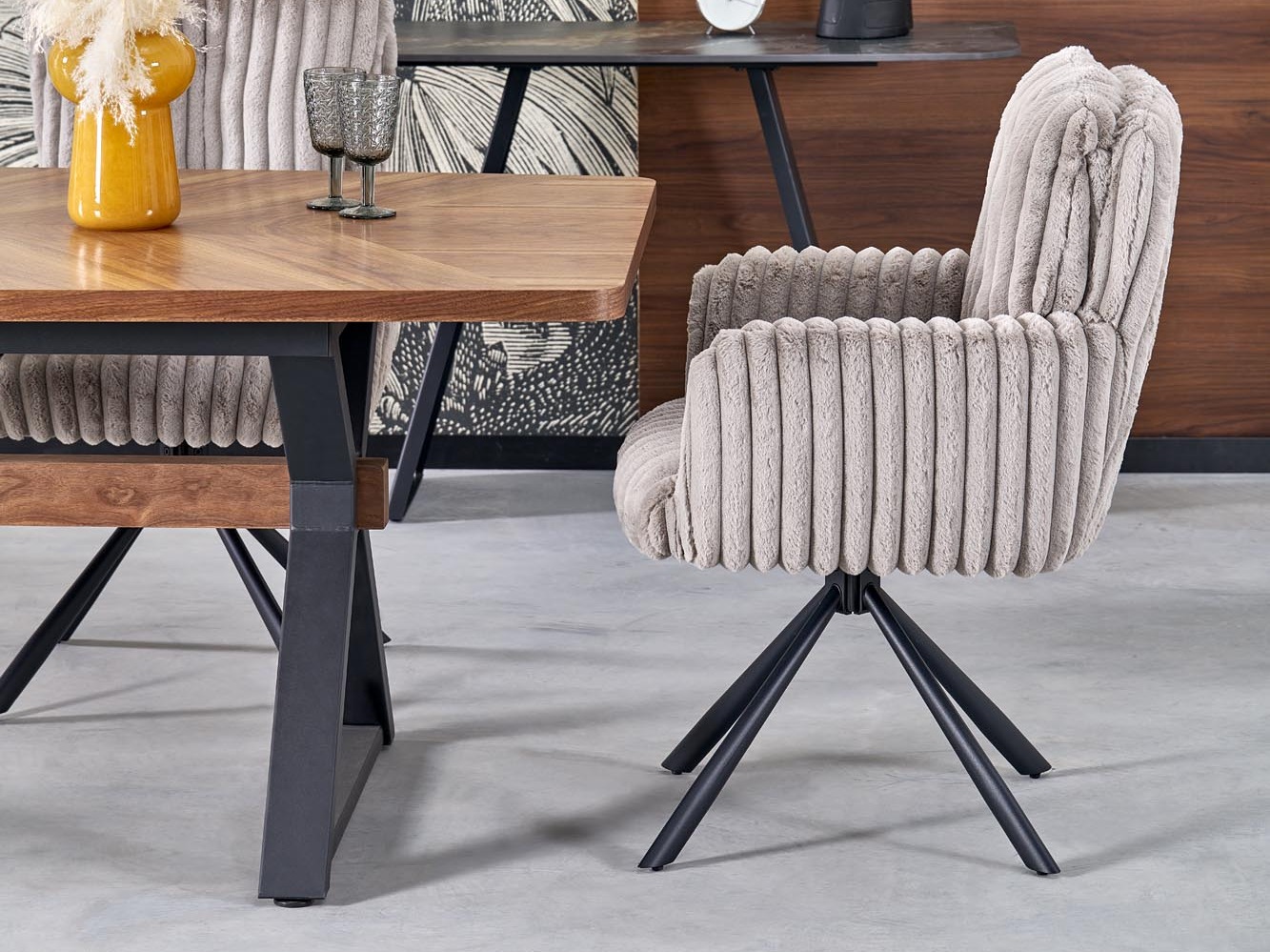 Stolica Houston 2015 (Sivo + Crno)