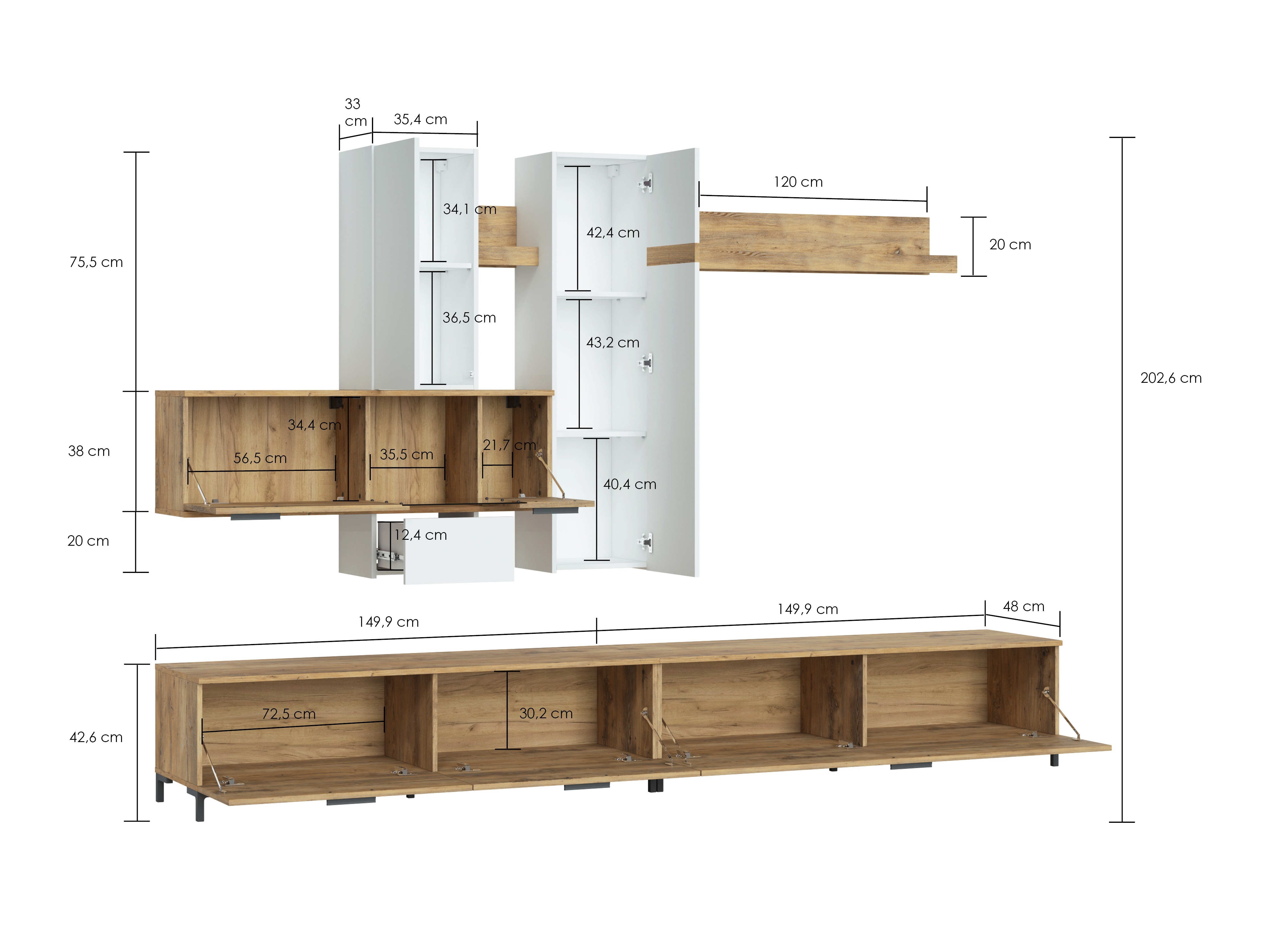 Set za dnevnu sobu Ontario 159