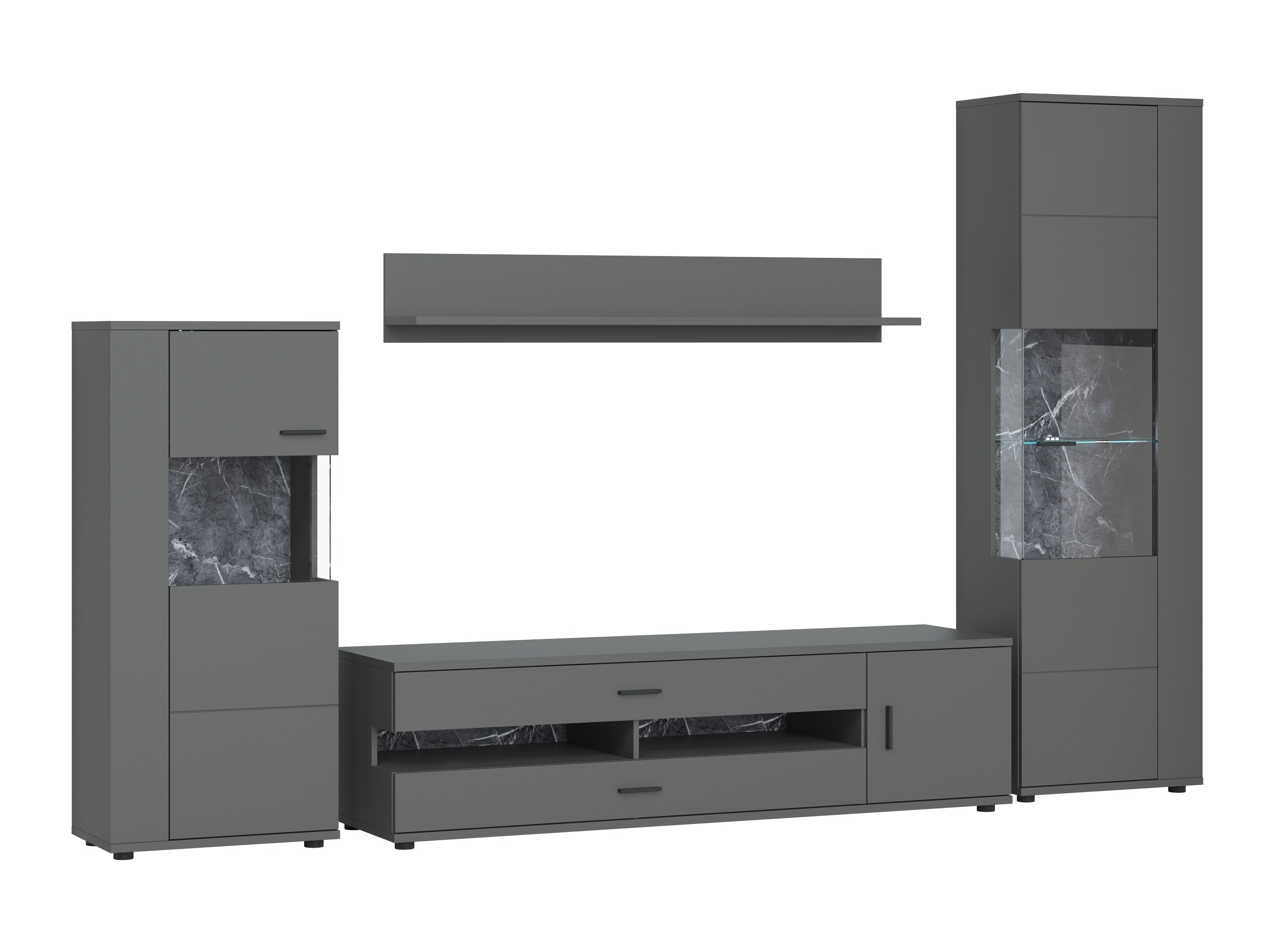 Set za dnevnu sobu Ontario 161 (Graphite)