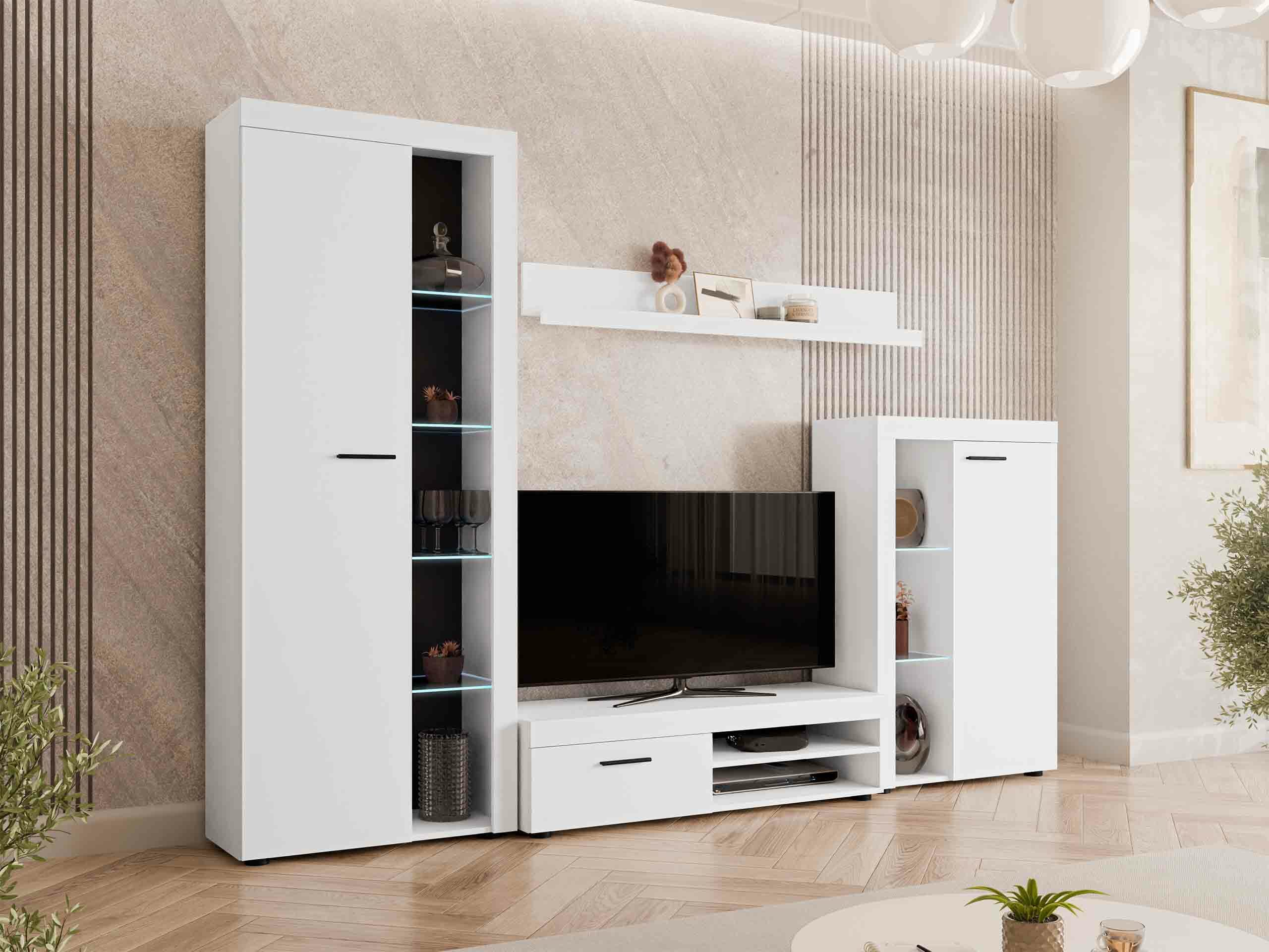 Set za dnevnu sobu Univio (Belo)