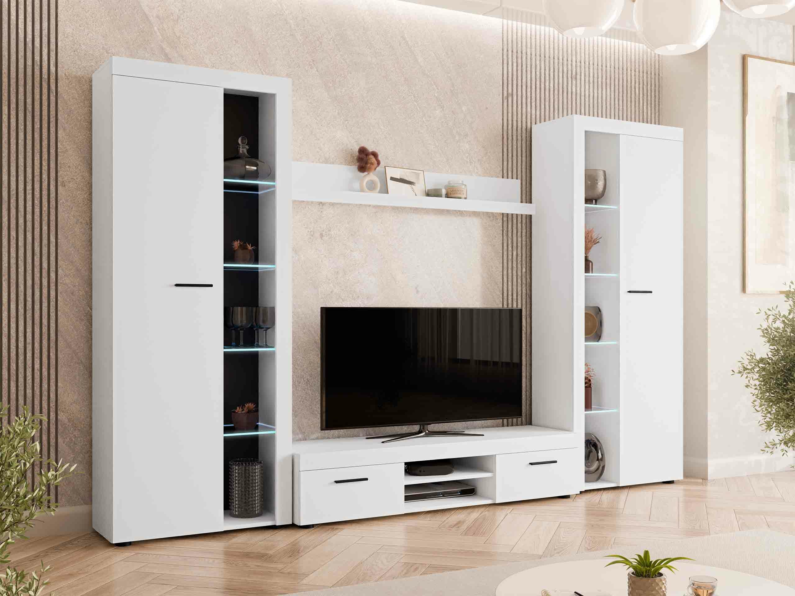 Set za dnevnu sobu Univio II (Belo)