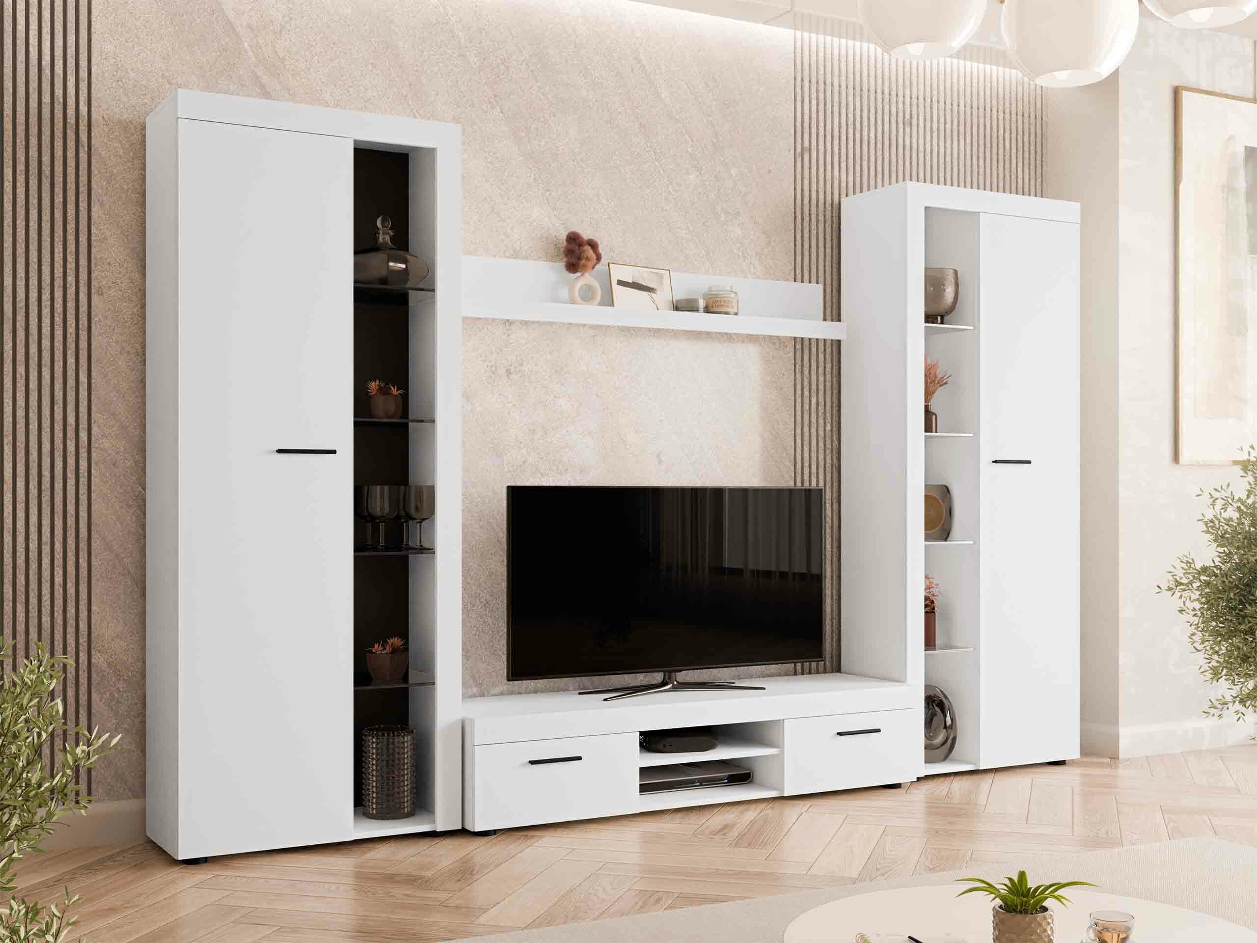 Set za dnevnu sobu Univio II (Belo)