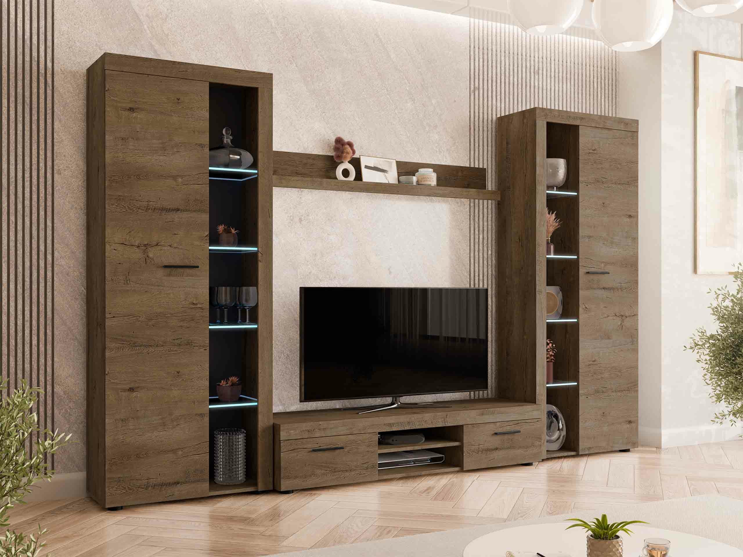 Set za dnevnu sobu Univio II (Hrast Lefkas)