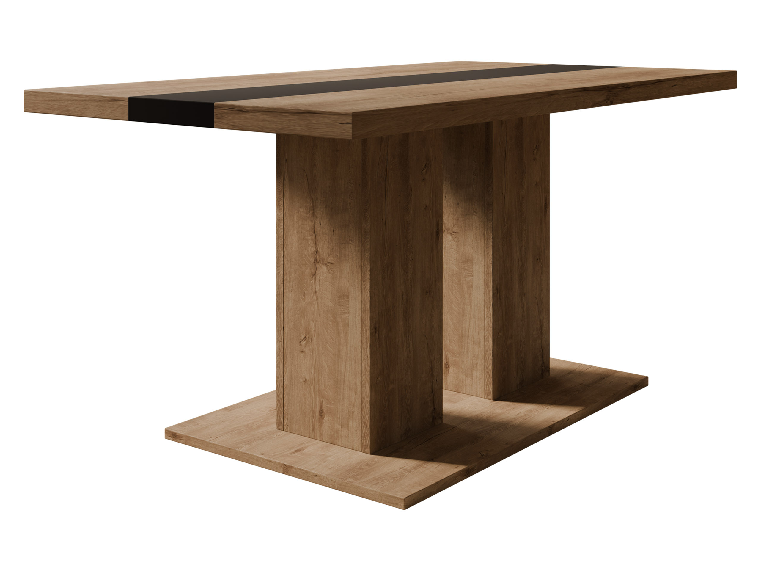 Stočić za kafu Tucson 147 (Храст лефкас + Crno)