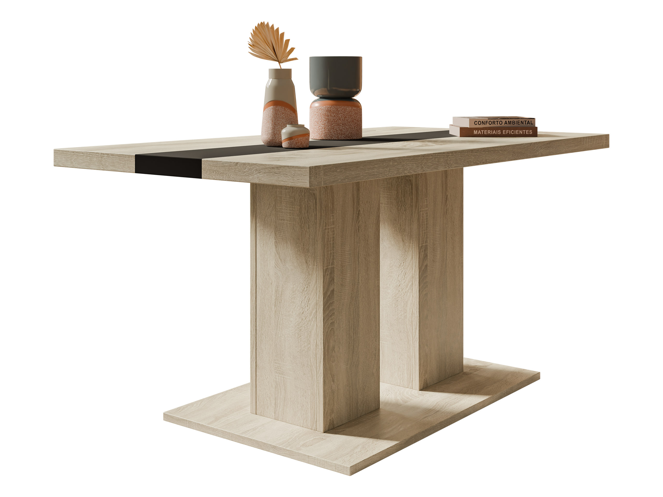 Stočić za kafu Tucson 147 (Sonoma hrast + Crno)