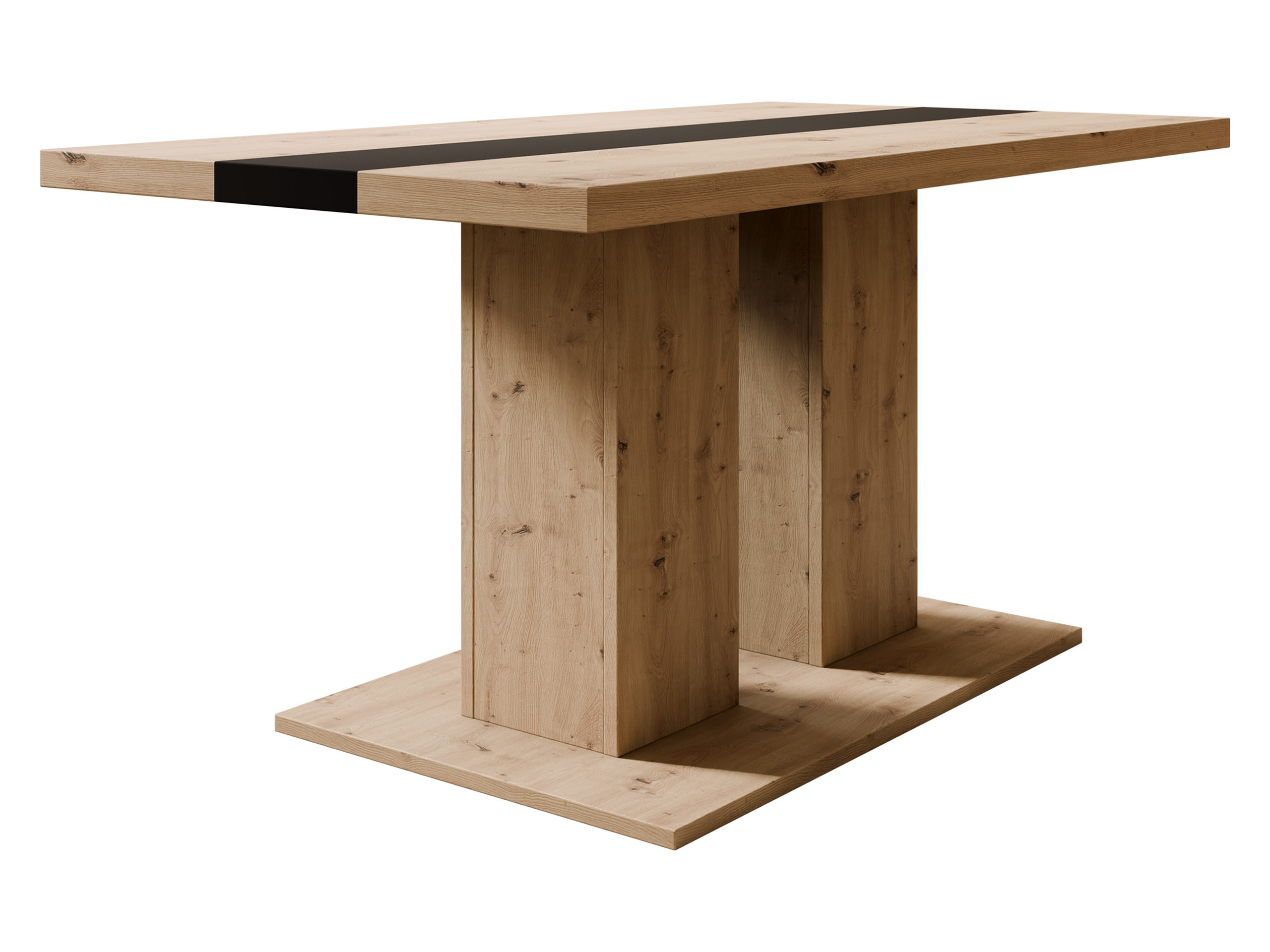 Stočić za kafu Tucson 147 (Zanatski hrast + Crno)