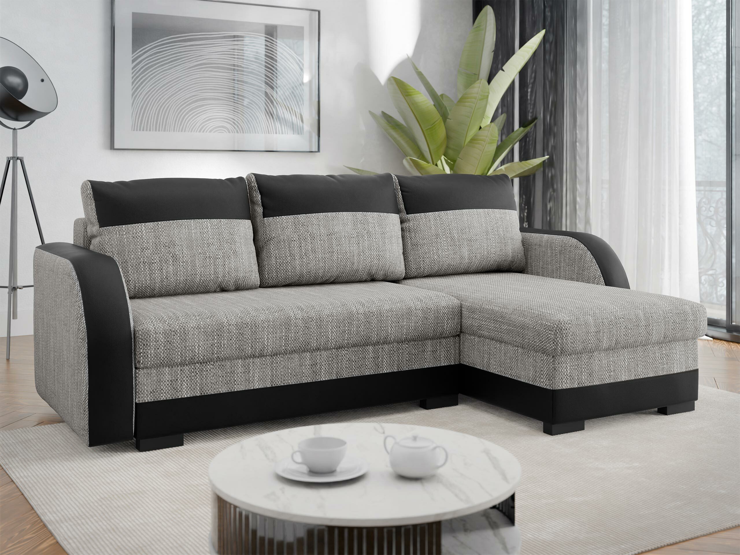 Ugaona sofa Columbus 111 (Soft 011 + Lawa 05)