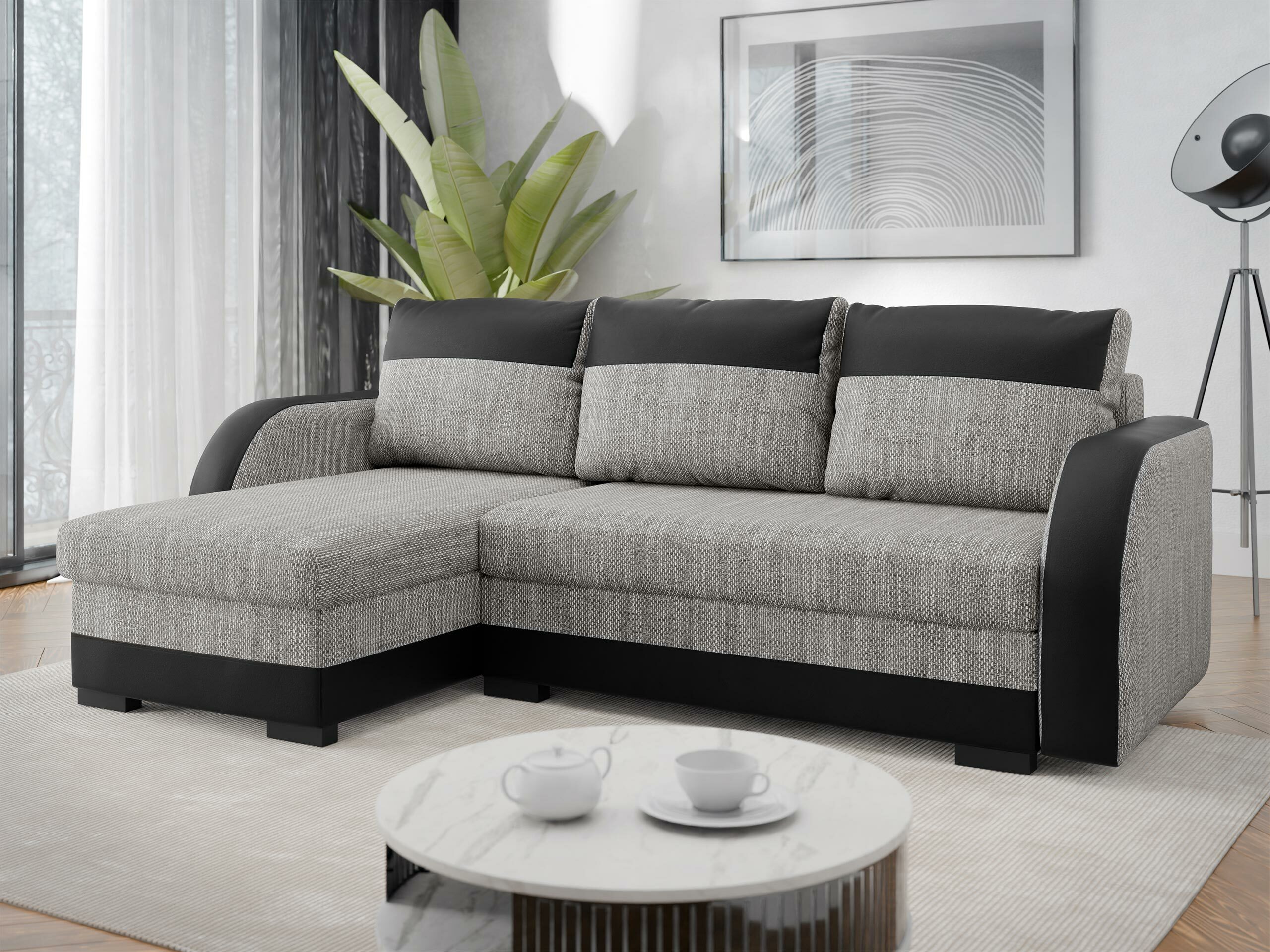 Ugaona sofa Columbus 111 (Soft 011 + Lawa 05)