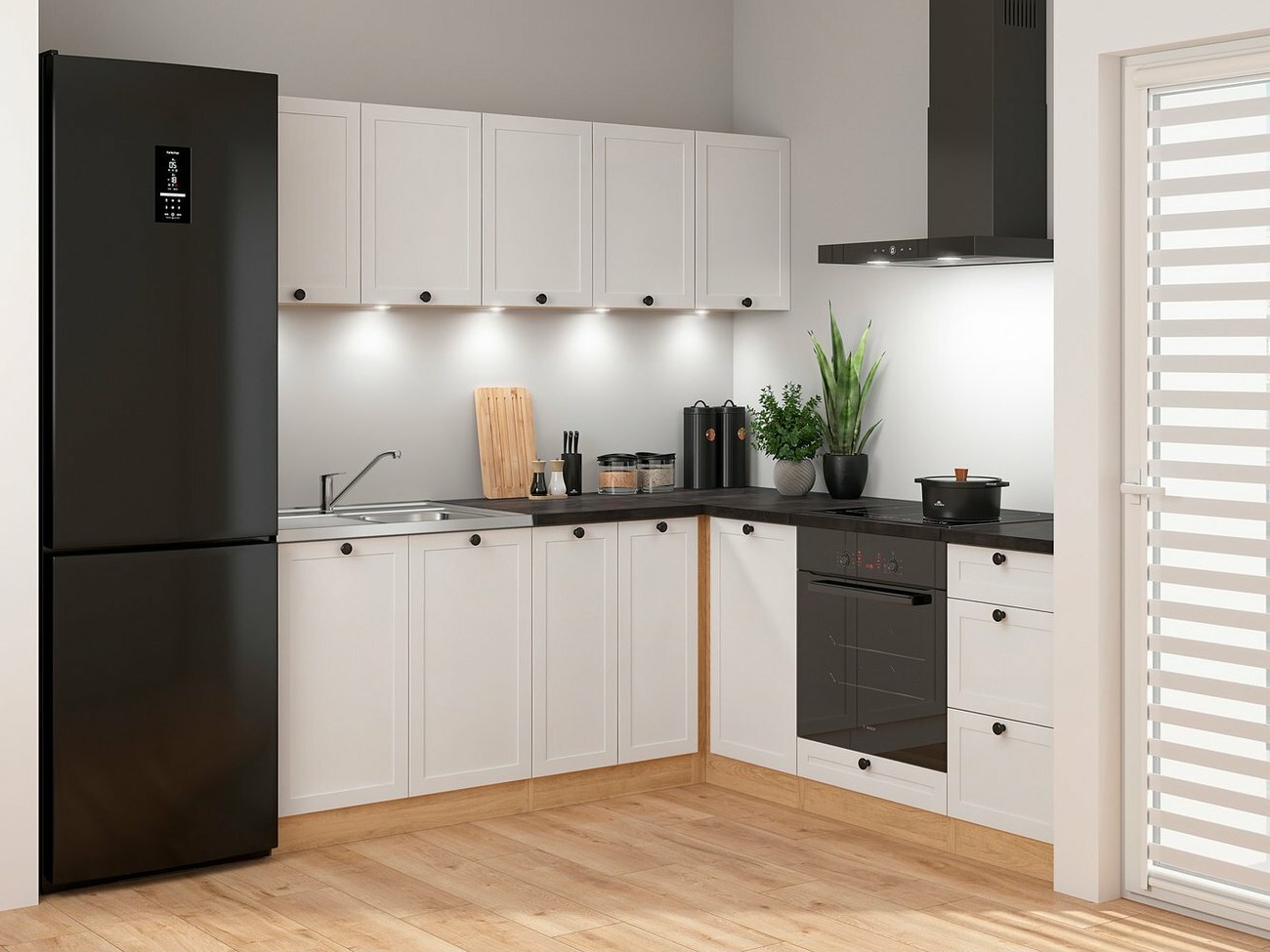 Modularni kuhinjski set Classic White Oak 124