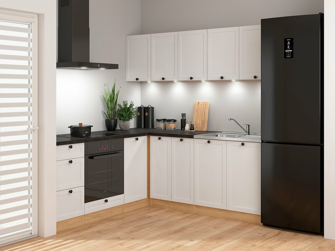 Modularni kuhinjski set Classic White Oak 124