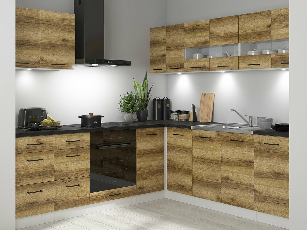 Modularni ugaoni ormarić Dela 112