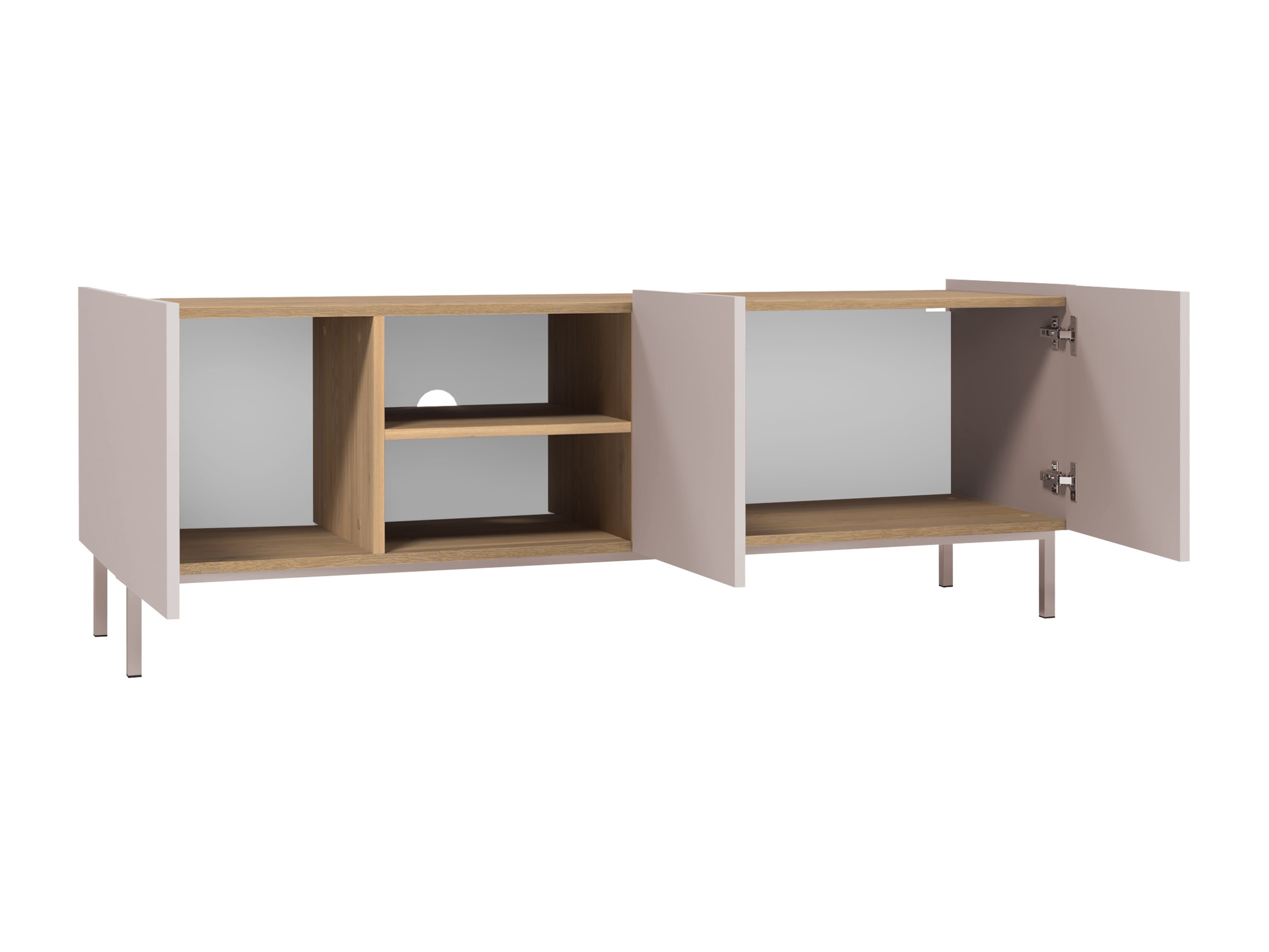 Set za dnevnu sobu Veldome 103 (Crno + Svetlo smeđa)