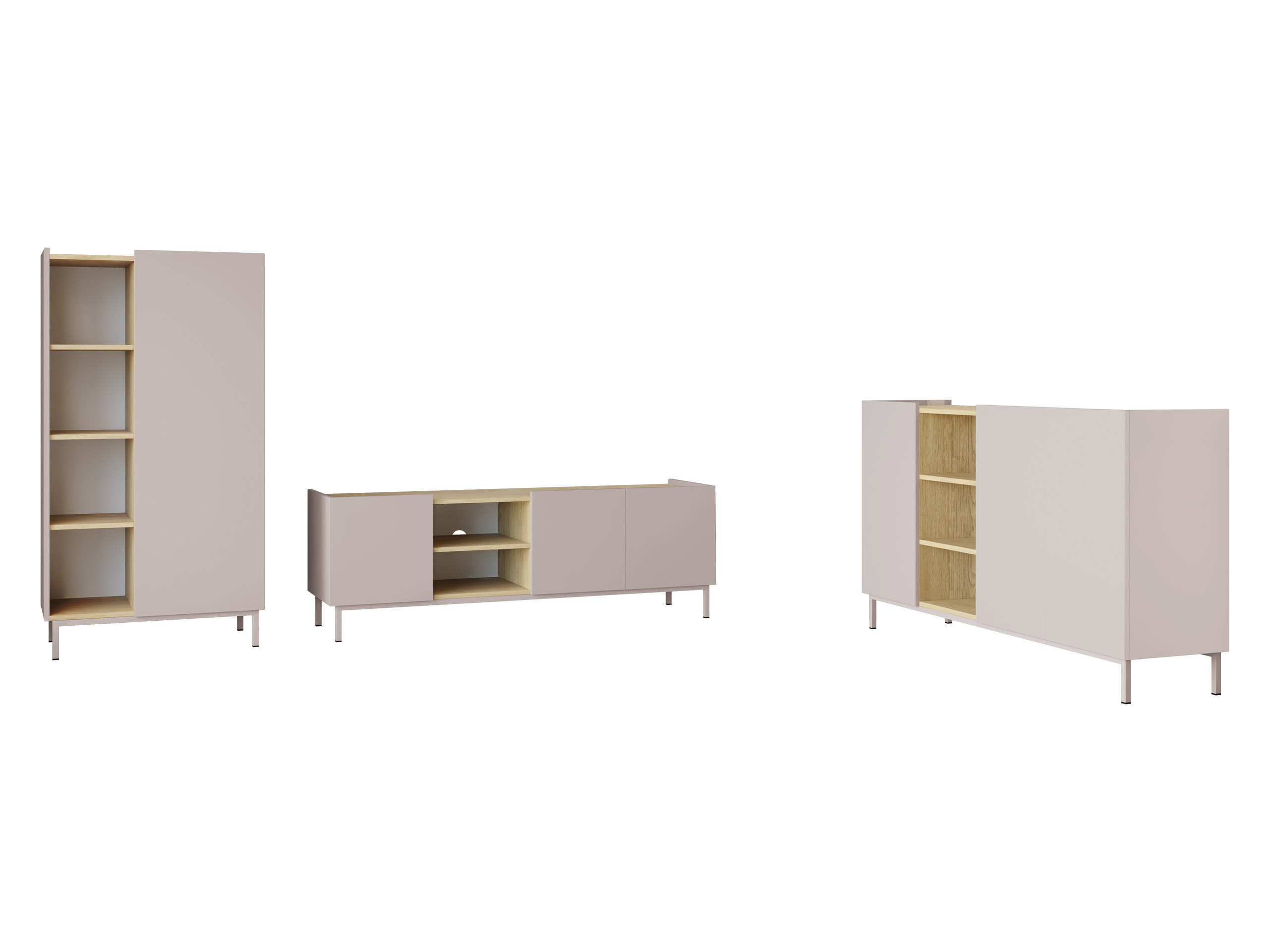 Set za dnevnu sobu Veldome 103 (Kašmir + Hrast)